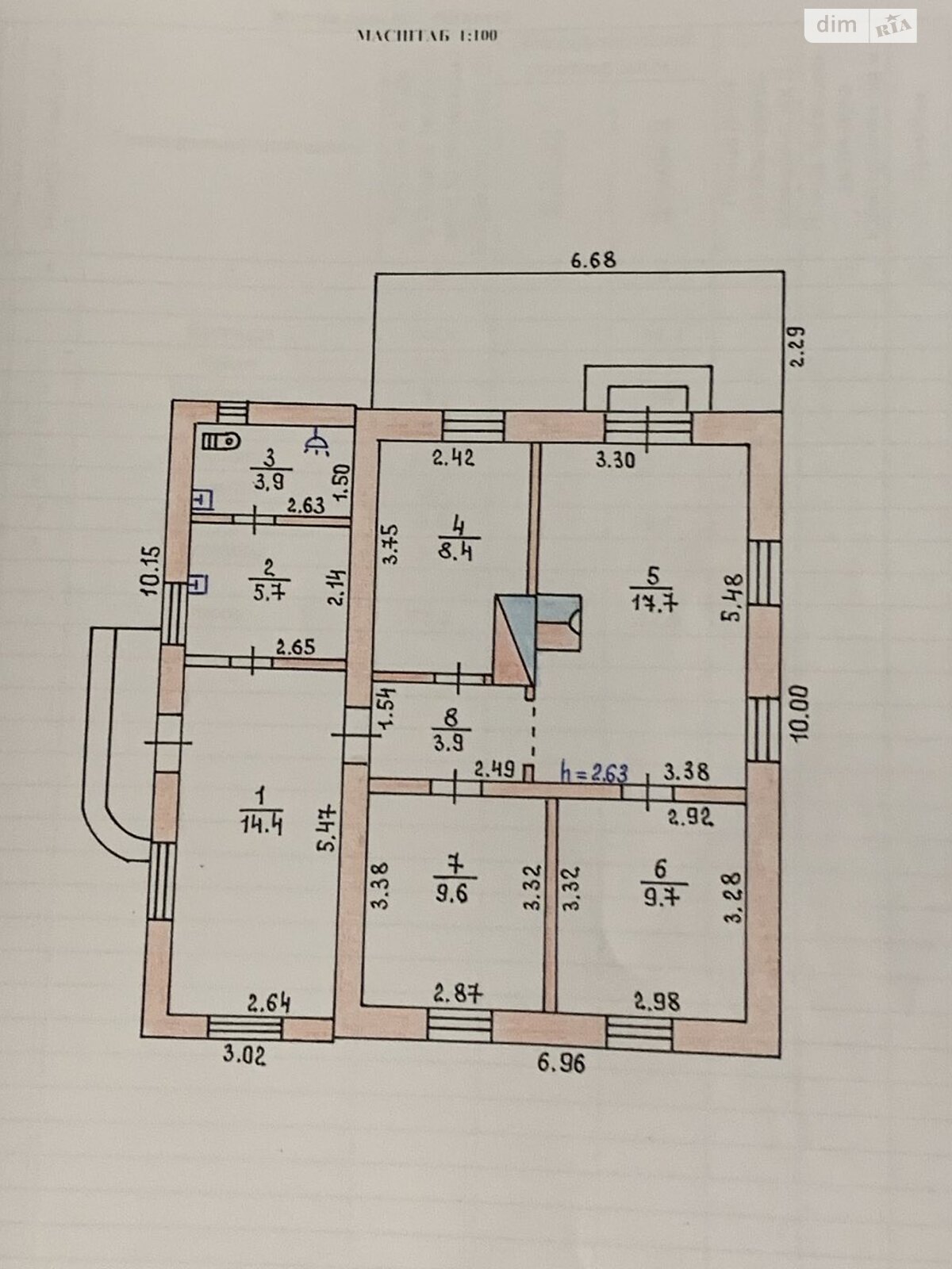 одноповерховий будинок з верандою, 100 кв. м, цегла. Продаж в Коростені, район Пашини фото 1 одноповерховий будинок з верандою, 100 кв. м, цегла. Продаж в Коростені, район Пашини фото 1