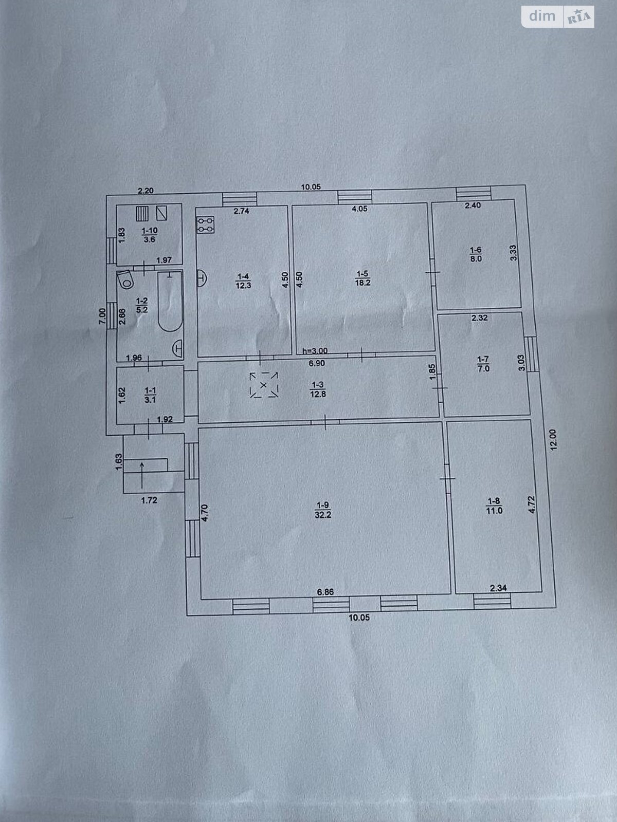 одноповерховий будинок з опаленням, 115 кв. м, цегла. Продаж у Коротичі фото 1