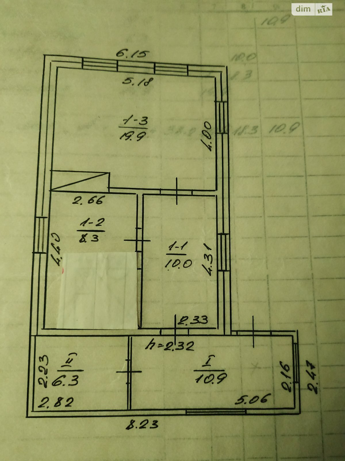 одноповерховий будинок з меблями, 55.4 кв. м, цегла. Продаж у Коровинцях фото 1