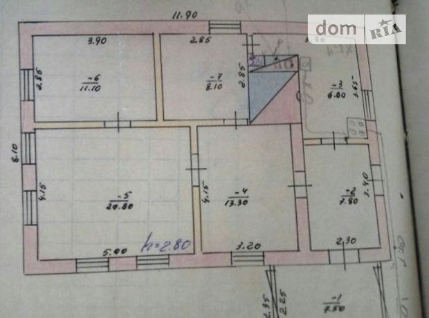 одноповерховий будинок, 80 кв. м, цегла. Продаж в Корюковці, район Корюківка фото 1 одноповерховий будинок, 80 кв. м, цегла. Продаж в Корюковці, район Корюківка фото 1