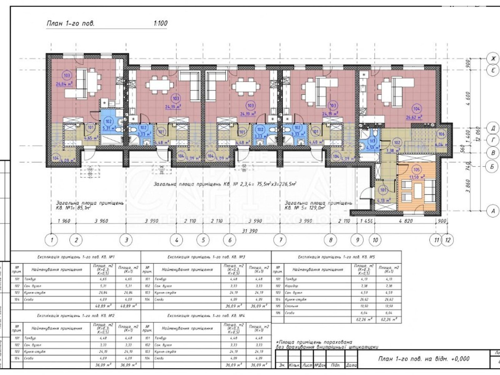 двоповерховий будинок, 74 кв. м, цегла. Продаж у Коцюбинському фото 1