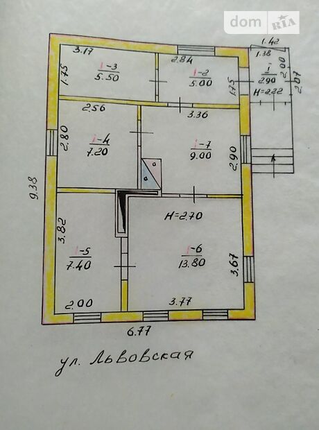 одноэтажный дом с садом, 63 кв. м, дерево и кирпич. Продажа в Беленьком (Донецкая обл.) фото 1 одноэтажный дом с садом, 63 кв. м, дерево и кирпич. Продажа в Беленьком (Донецкая обл.) фото 1
