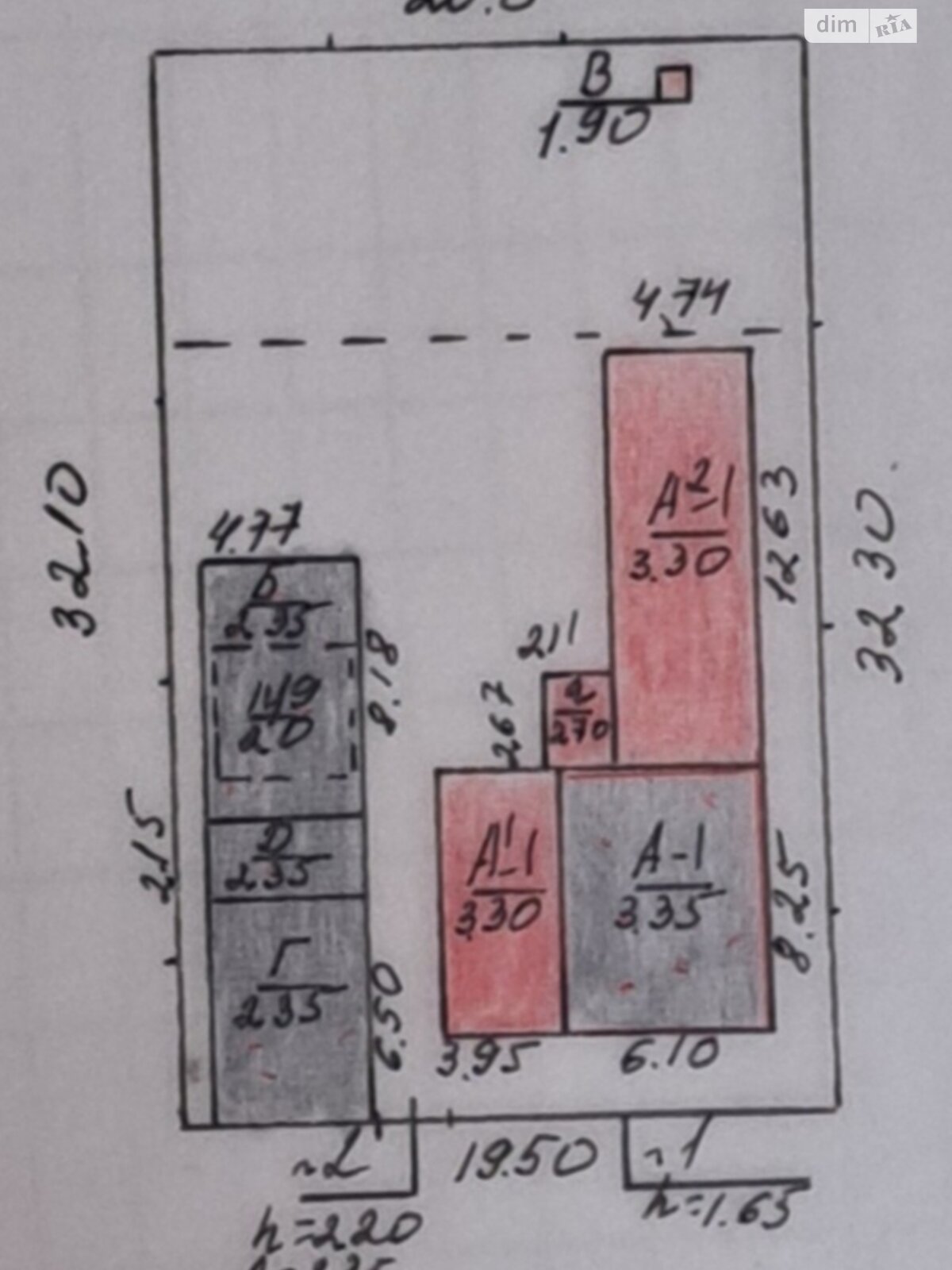 одноэтажный дом с гаражом, 105.5 кв. м, кирпич. Продажа в Краматорске район Старый город фото 1
