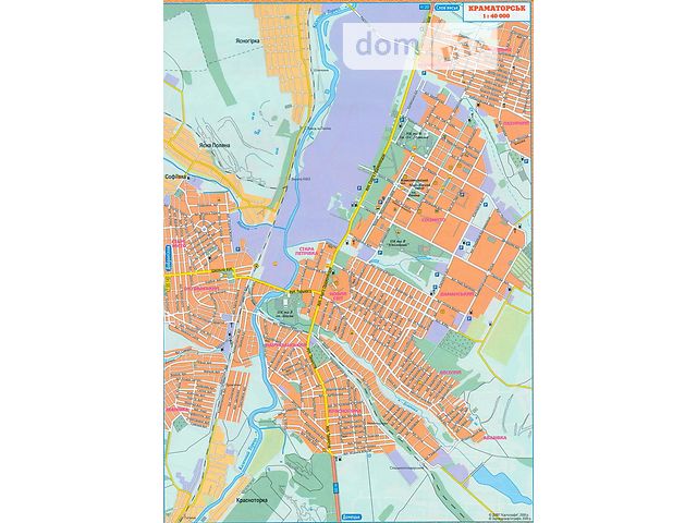 Карта краматорска донецкой области с улицами и номерами домов