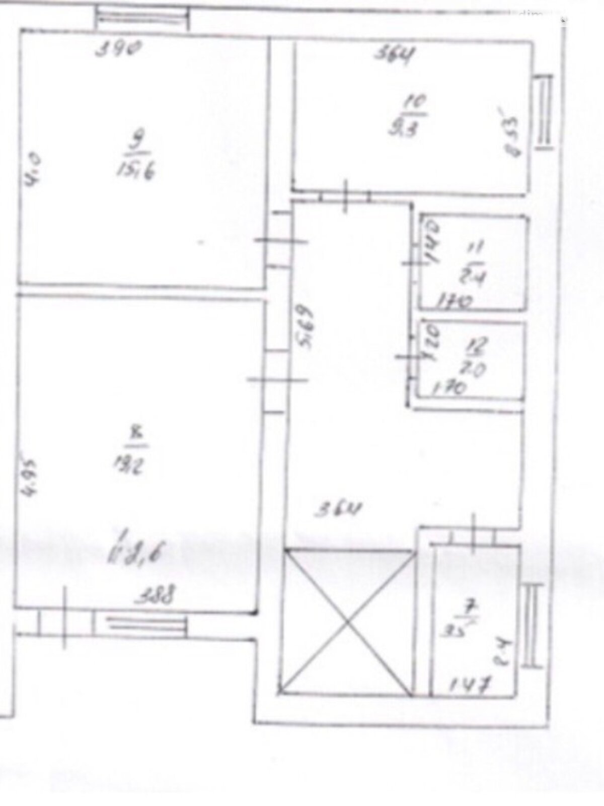 двухэтажный дом без мебели, 199.7 кв. м, кирпич. Продажа в Красилове район Красилов фото 1