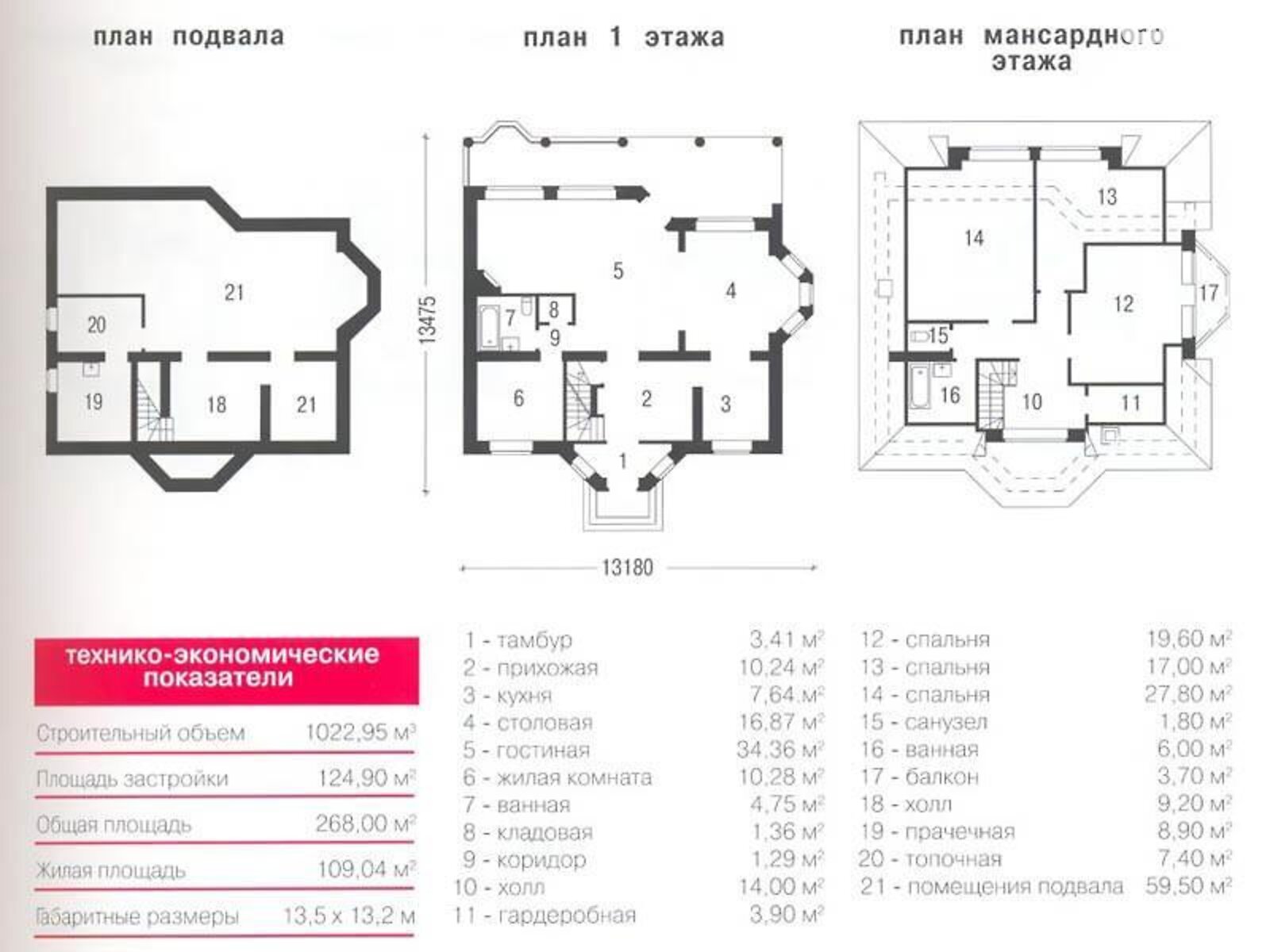 двухэтажный дом, 270 кв. м, кирпич. Продажа в Кременище фото 1