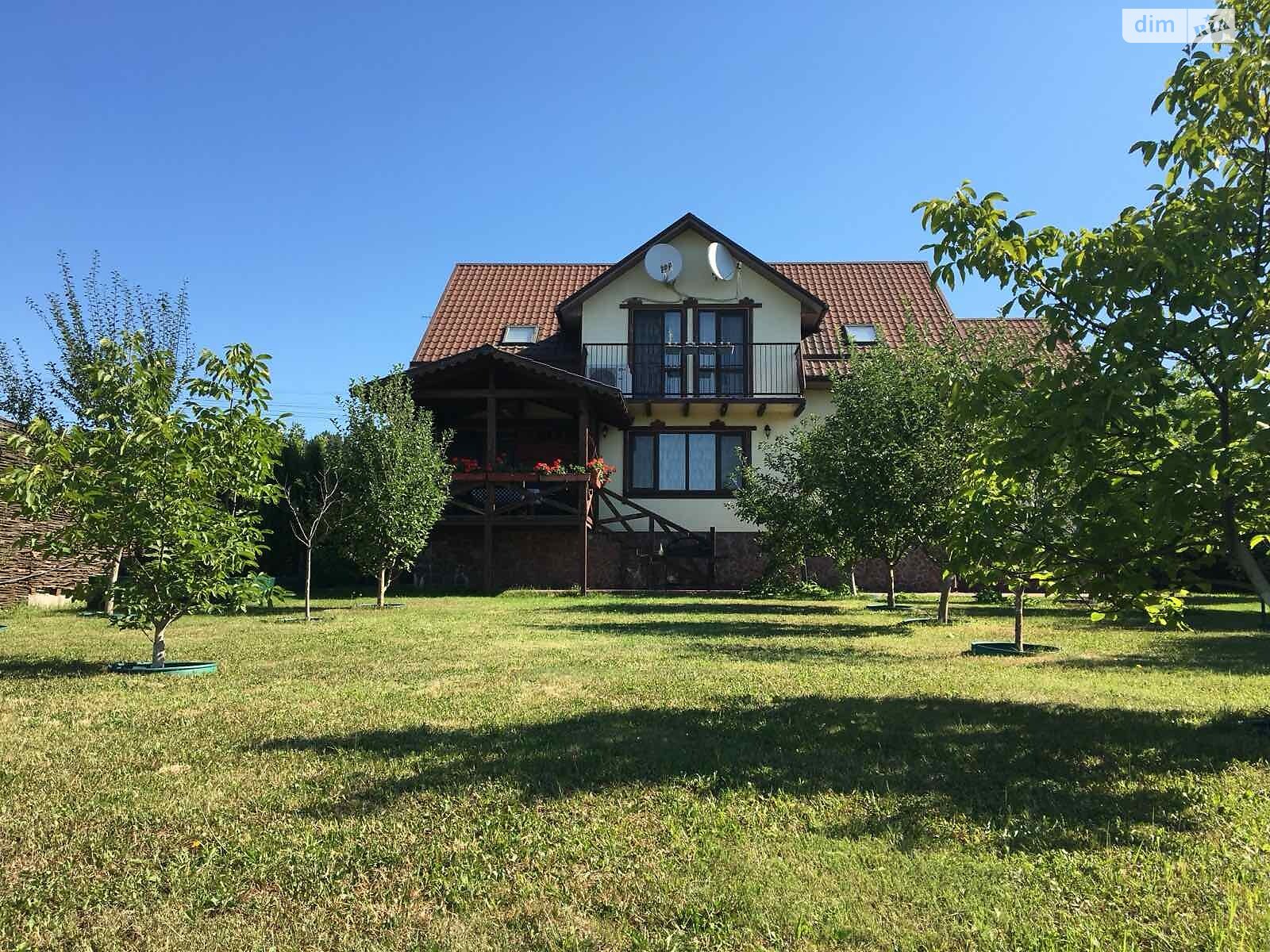двухэтажный дом с верандой, 220 кв. м, кирпич. Продажа в Кременище фото 1 двухэтажный дом с верандой, 220 кв. м, кирпич. Продажа в Кременище фото 1