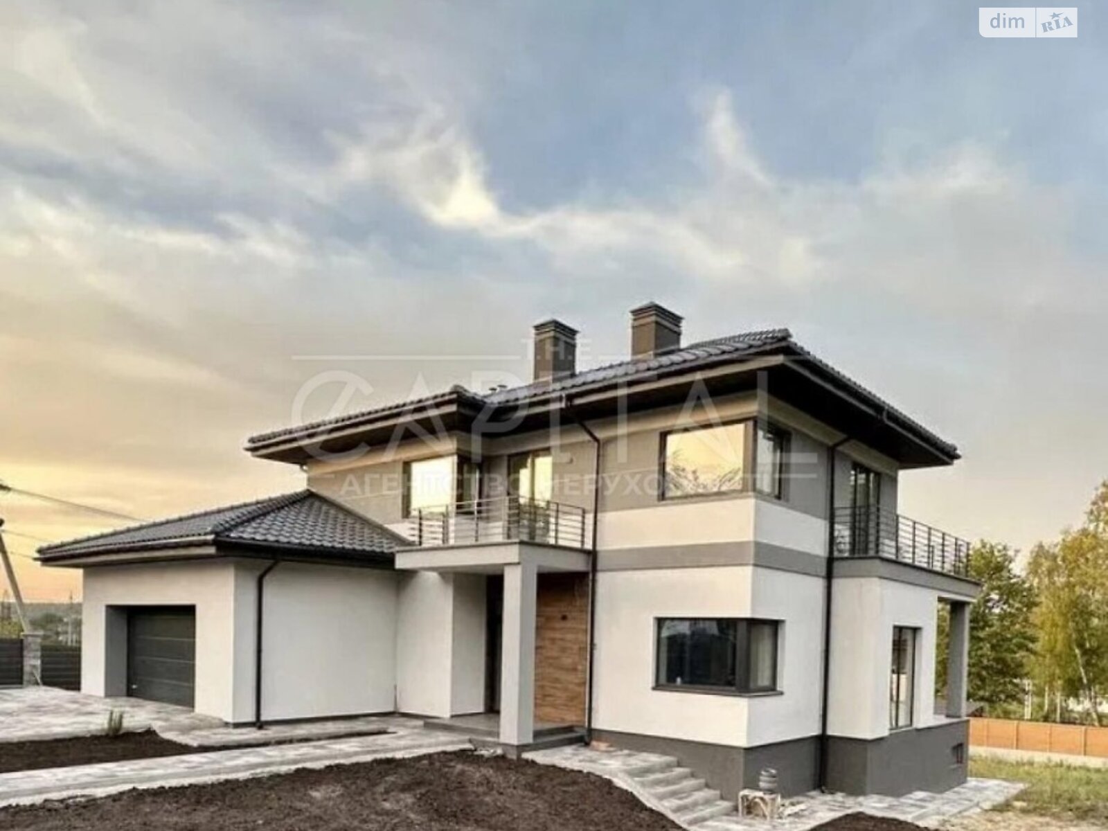 двоповерховий будинок з балконом, 350 кв. м, газобетон. Продаж у Кременищі фото 1