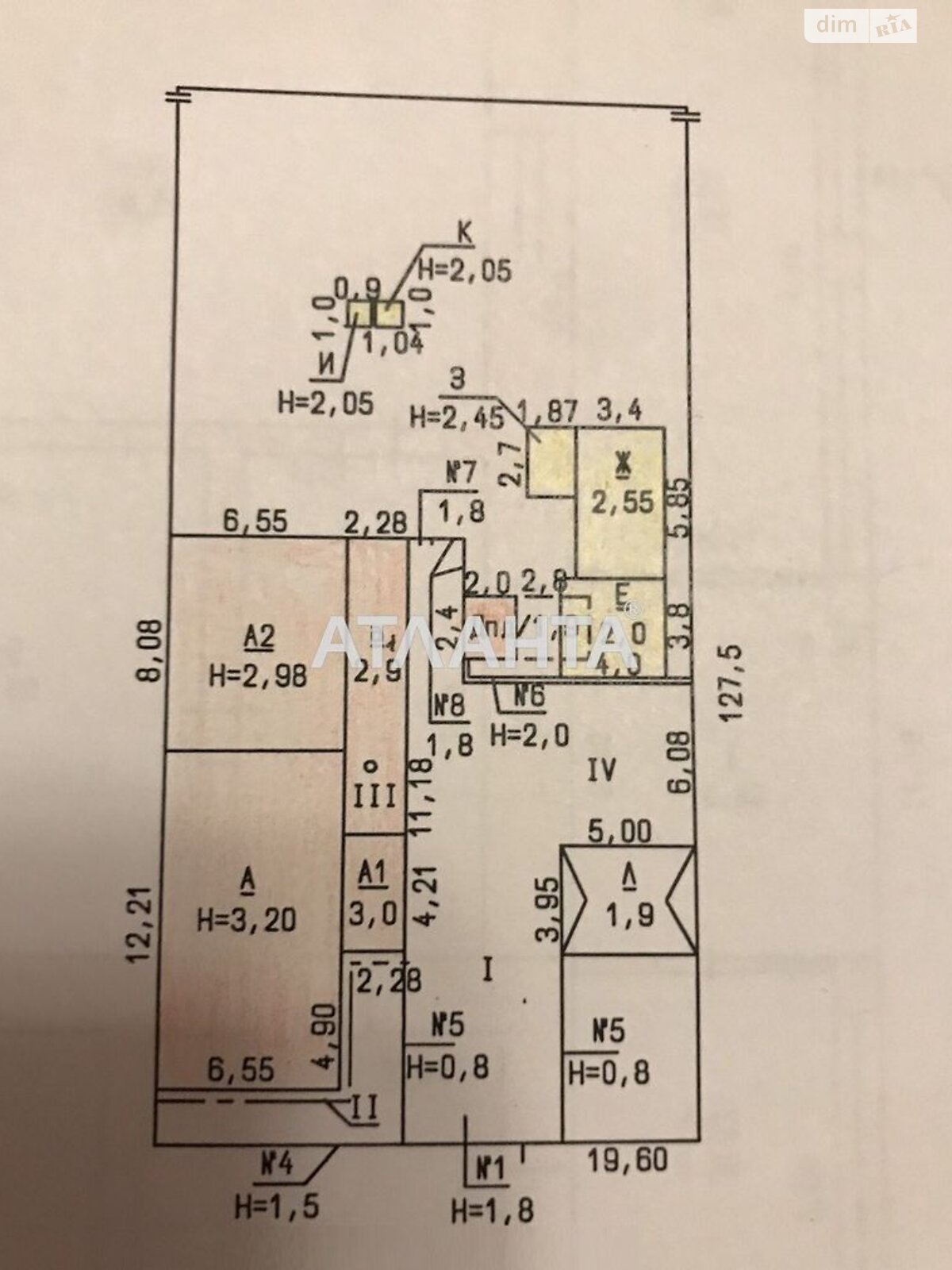 одноповерховий будинок, 120 кв. м, ракушечник (ракушняк). Продаж у Кремидівці фото 1