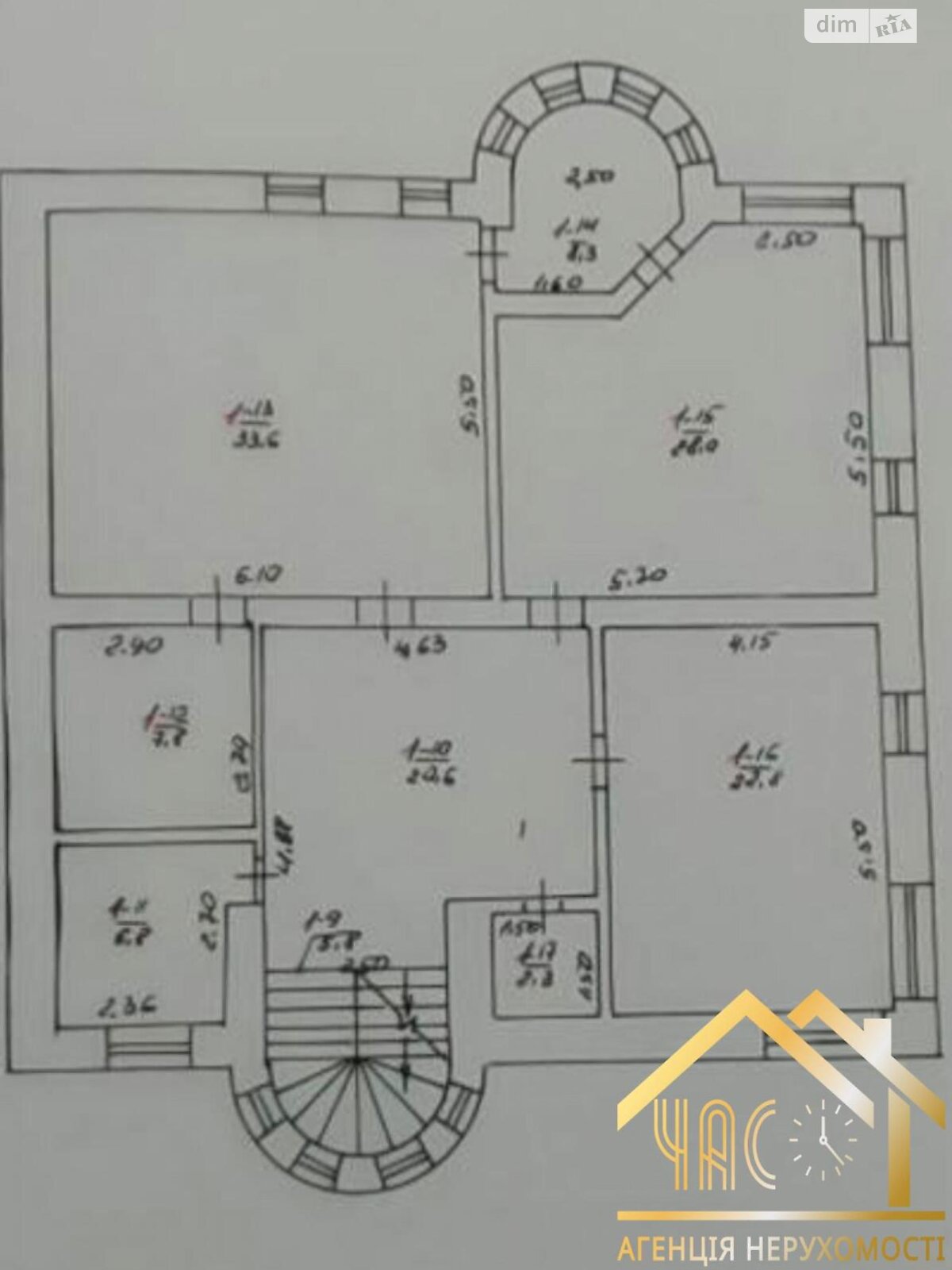 триповерховий будинок, 528.2 кв. м, цегла. Продаж у Креничах фото 1