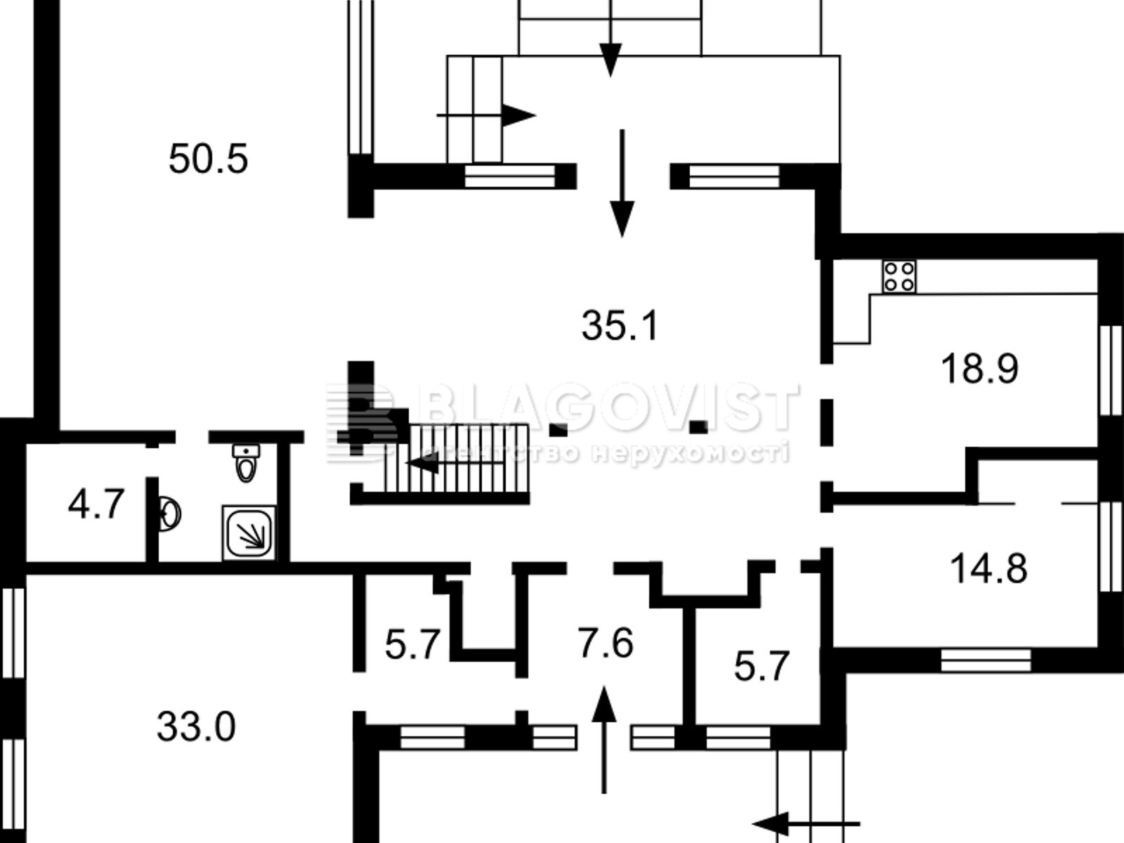 двоповерховий будинок, 356 кв. м, кирпич. Продаж у Креничах фото 1