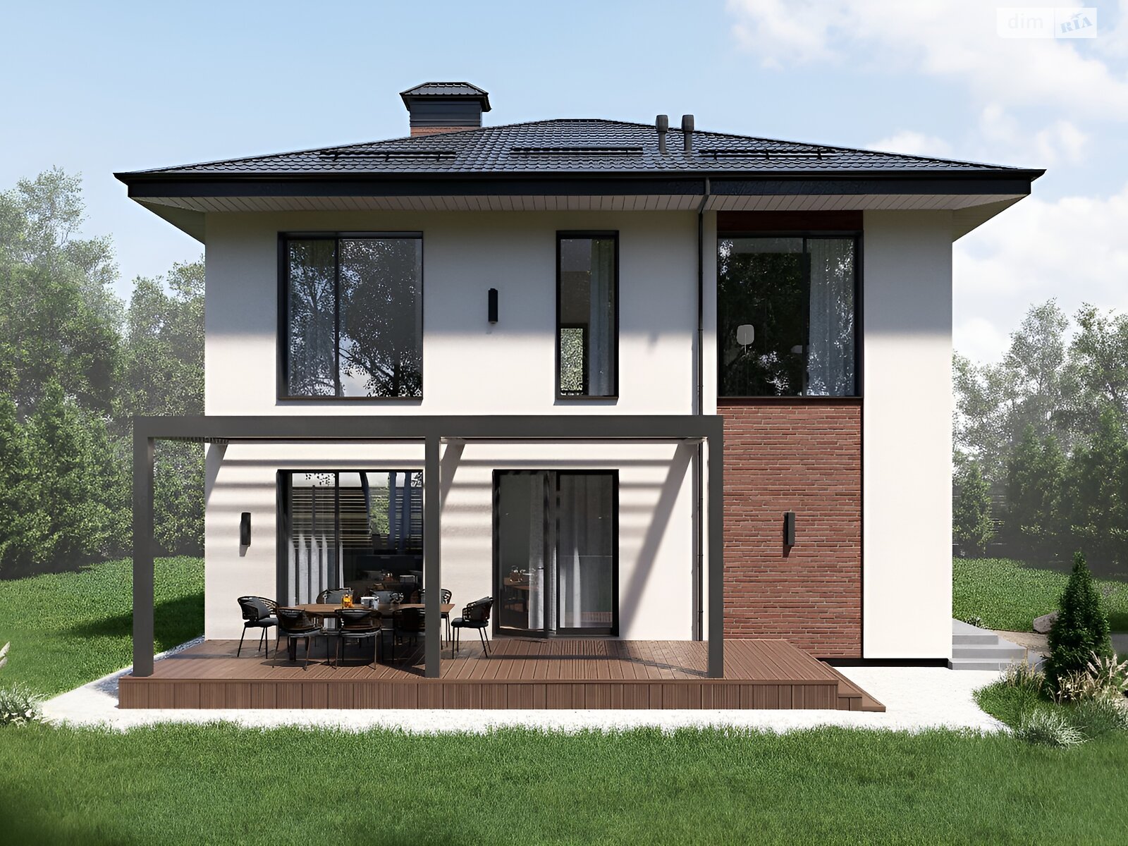 двухэтажный дом с гаражом, 156 кв. м, газобетон. Продажа в Криховцах фото 1 двухэтажный дом с гаражом, 156 кв. м, газобетон. Продажа в Криховцах фото 1