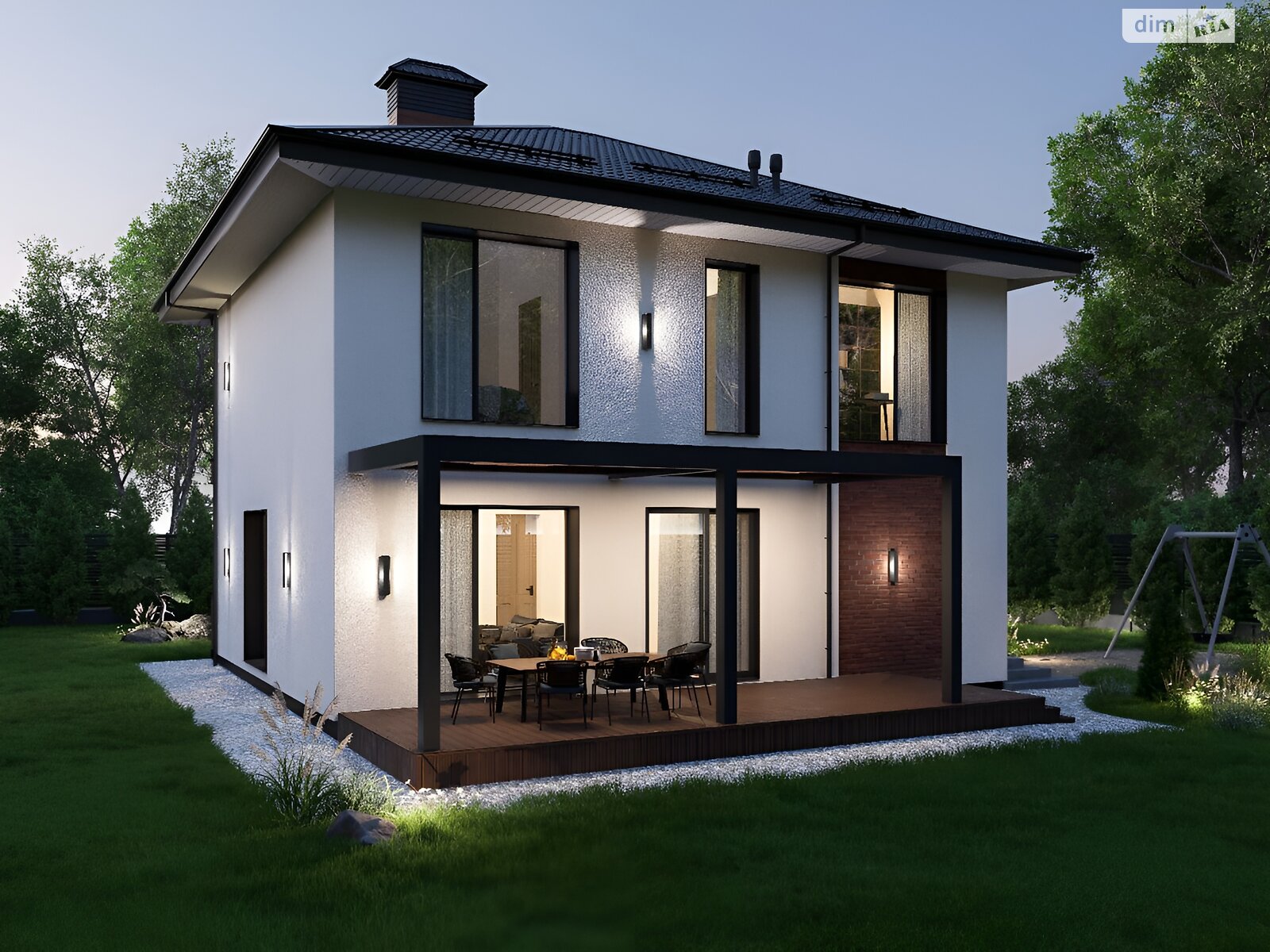 двухэтажный дом с гаражом, 156 кв. м, газобетон. Продажа в Криховцах фото 1 двухэтажный дом с гаражом, 156 кв. м, газобетон. Продажа в Криховцах фото 1