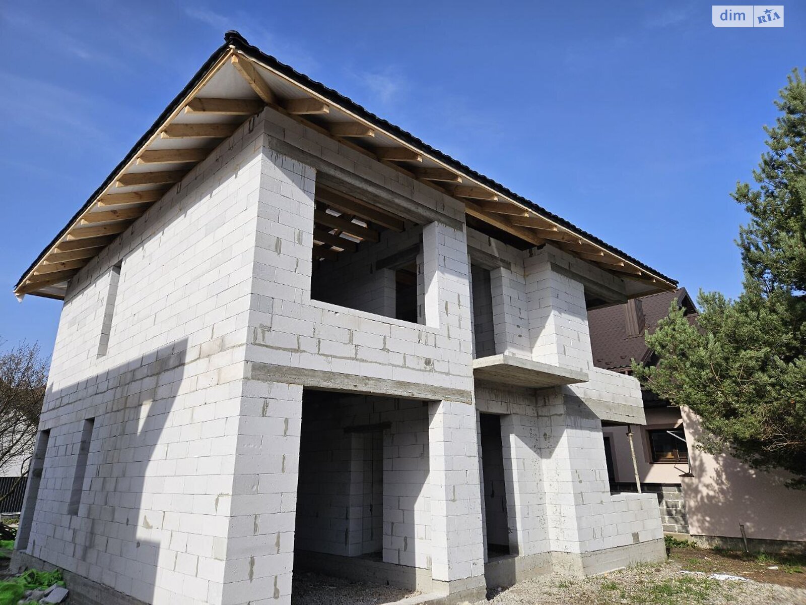 двухэтажный дом с гаражом, 156 кв. м, газобетон. Продажа в Криховцах фото 1 двухэтажный дом с гаражом, 156 кв. м, газобетон. Продажа в Криховцах фото 1