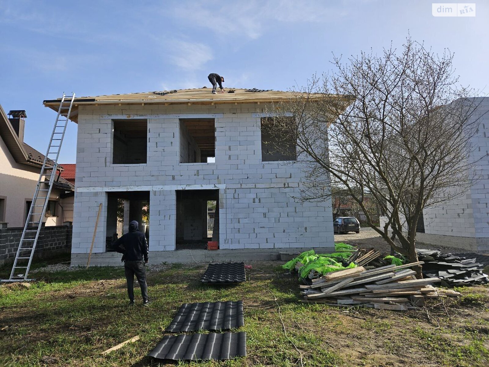 двухэтажный дом с гаражом, 156 кв. м, газобетон. Продажа в Криховцах фото 1 двухэтажный дом с гаражом, 156 кв. м, газобетон. Продажа в Криховцах фото 1