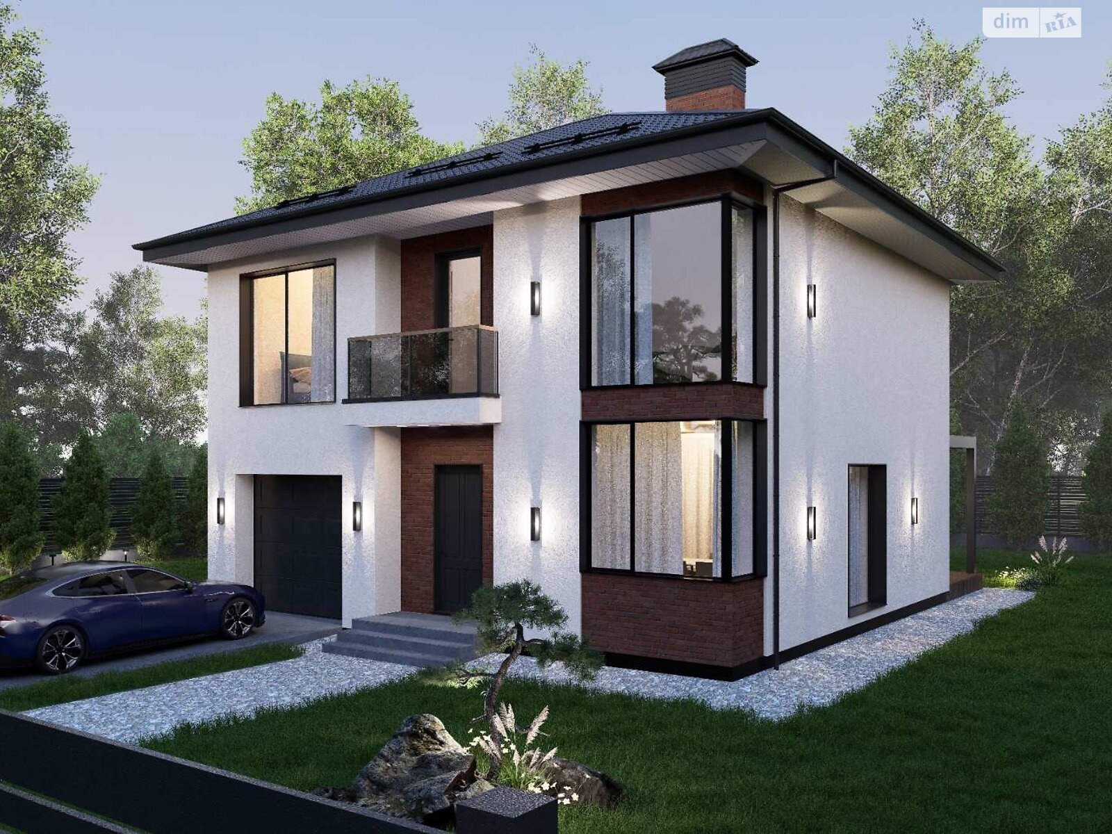двухэтажный дом с гаражом, 156 кв. м, пеноблок. Продажа в Криховцах фото 1 двухэтажный дом с гаражом, 156 кв. м, пеноблок. Продажа в Криховцах фото 1