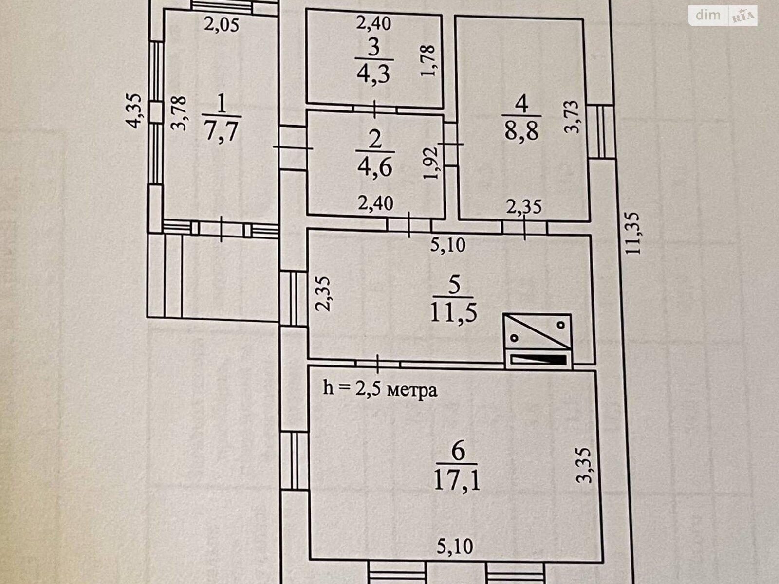 одноповерховий будинок з верандою, 54 кв. м, кирпич. Продаж у Кривому Розі фото 1 одноповерховий будинок з верандою, 54 кв. м, кирпич. Продаж у Кривому Розі фото 1