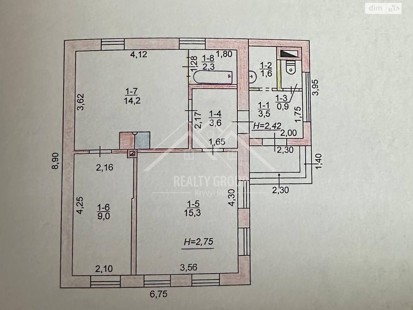 одноповерховий будинок з гаражем, 50.4 кв. м, цегла. Продаж в Кривому Розі, район Металургійний фото 1 одноповерховий будинок з гаражем, 50.4 кв. м, цегла. Продаж в Кривому Розі, район Металургійний фото 1