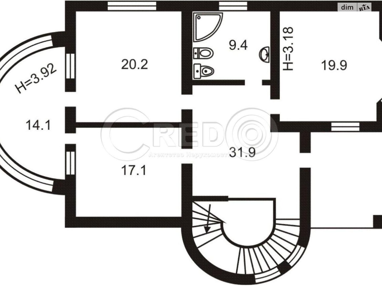 трехэтажный дом, 458.2 кв. м, кирпич. Продажа в Кривом Роге район Покровский фото 1