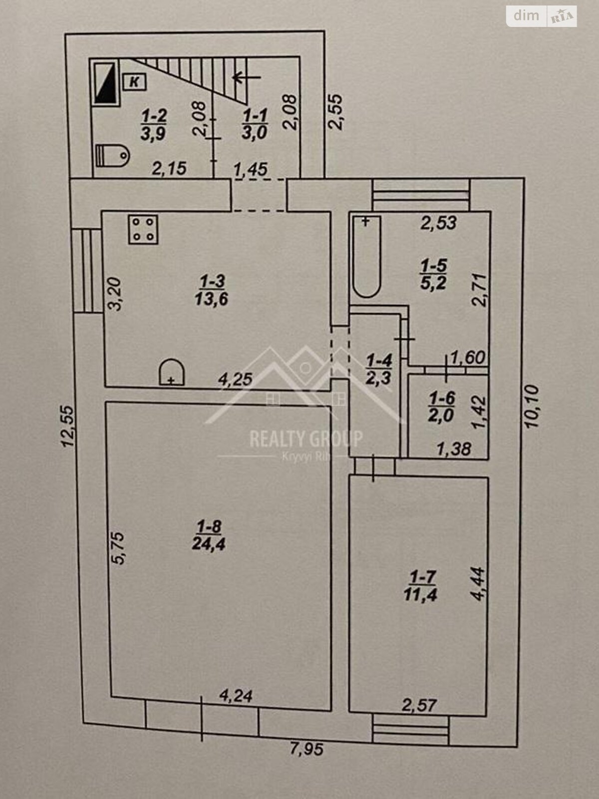 двоповерховий будинок з гаражем, 131.2 кв. м, цегла. Продаж в Кривому Розі, район Тернівський фото 1 двоповерховий будинок з гаражем, 131.2 кв. м, цегла. Продаж в Кривому Розі, район Тернівський фото 1