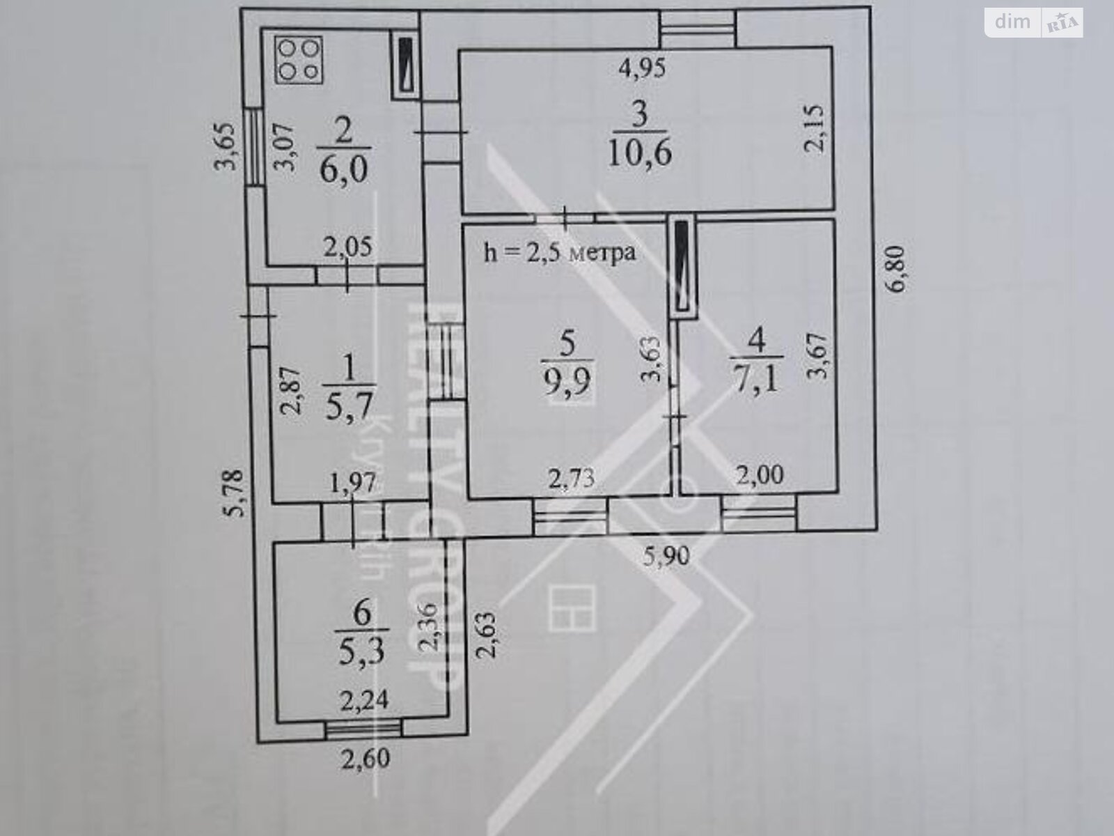 одноповерховий будинок з опаленням, 44.6 кв. м, глинобитний. Продаж в Кривому Розі, район Центрально-Міський фото 1 одноповерховий будинок з опаленням, 44.6 кв. м, глинобитний. Продаж в Кривому Розі, район Центрально-Міський фото 1