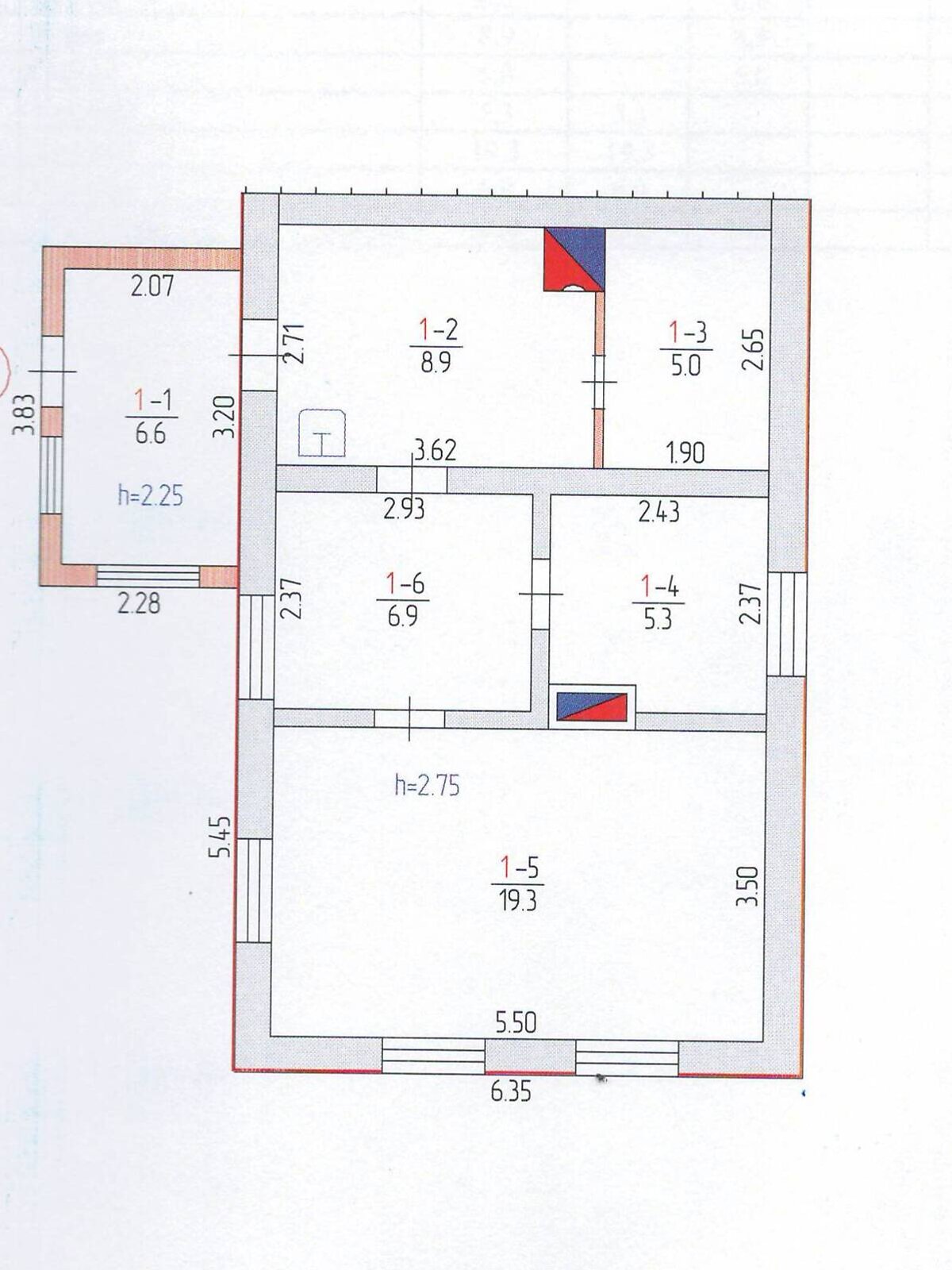 одноповерховий будинок з гаражем, 52 кв. м, цегла. Продаж у Кривому Розі фото 1 одноповерховий будинок з гаражем, 52 кв. м, цегла. Продаж у Кривому Розі фото 1