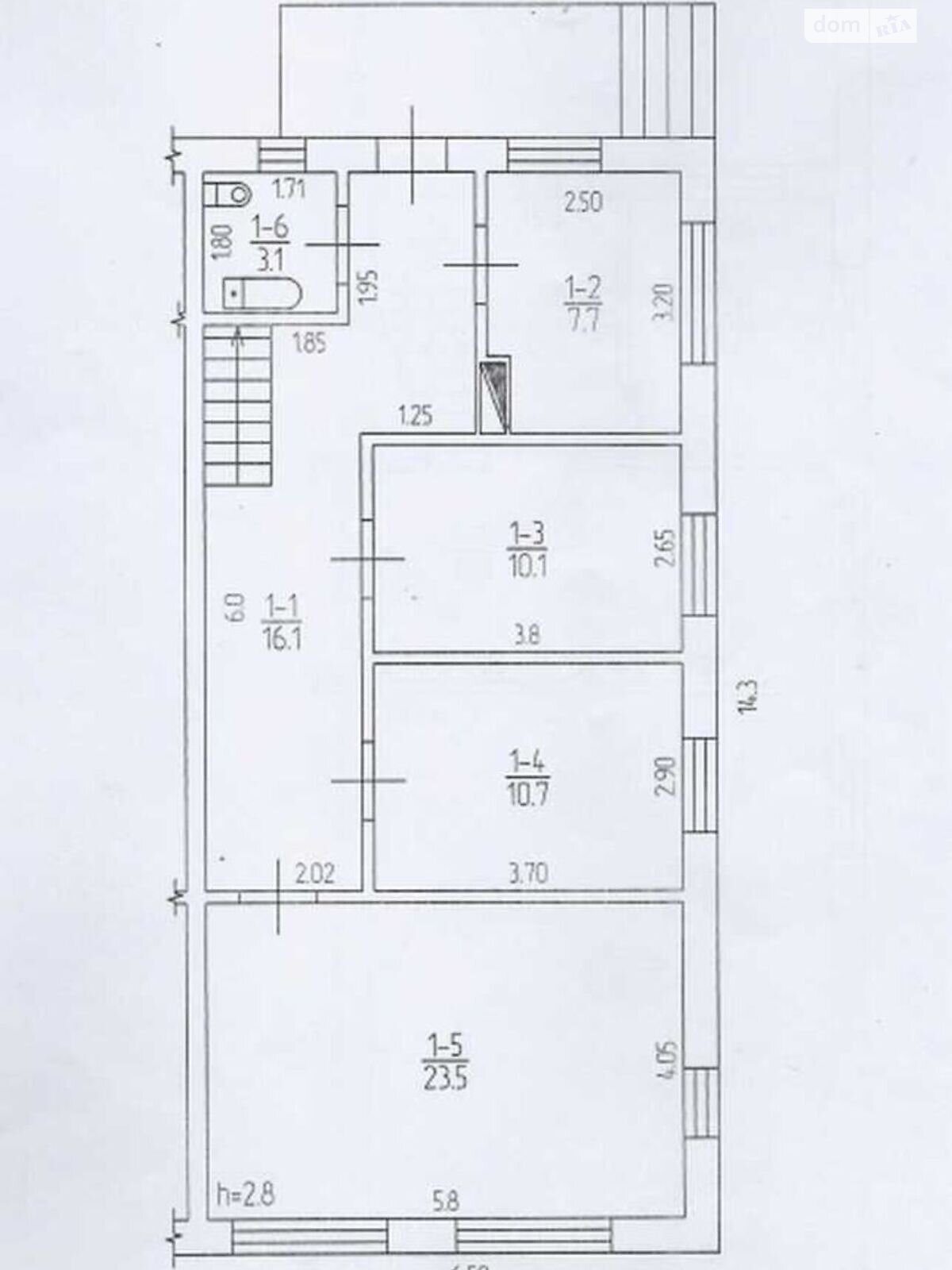 двоповерховий будинок, 145 кв. м, кирпич. Продаж в Кропивницькому, район Фортечний фото 1