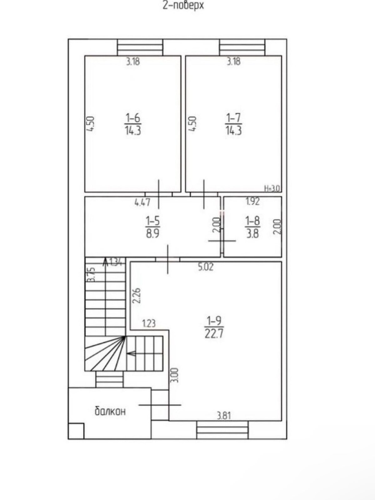 двухэтажный дом, 138 кв. м, цегла. Продажа в Кропивницком район Масляниковка фото 1