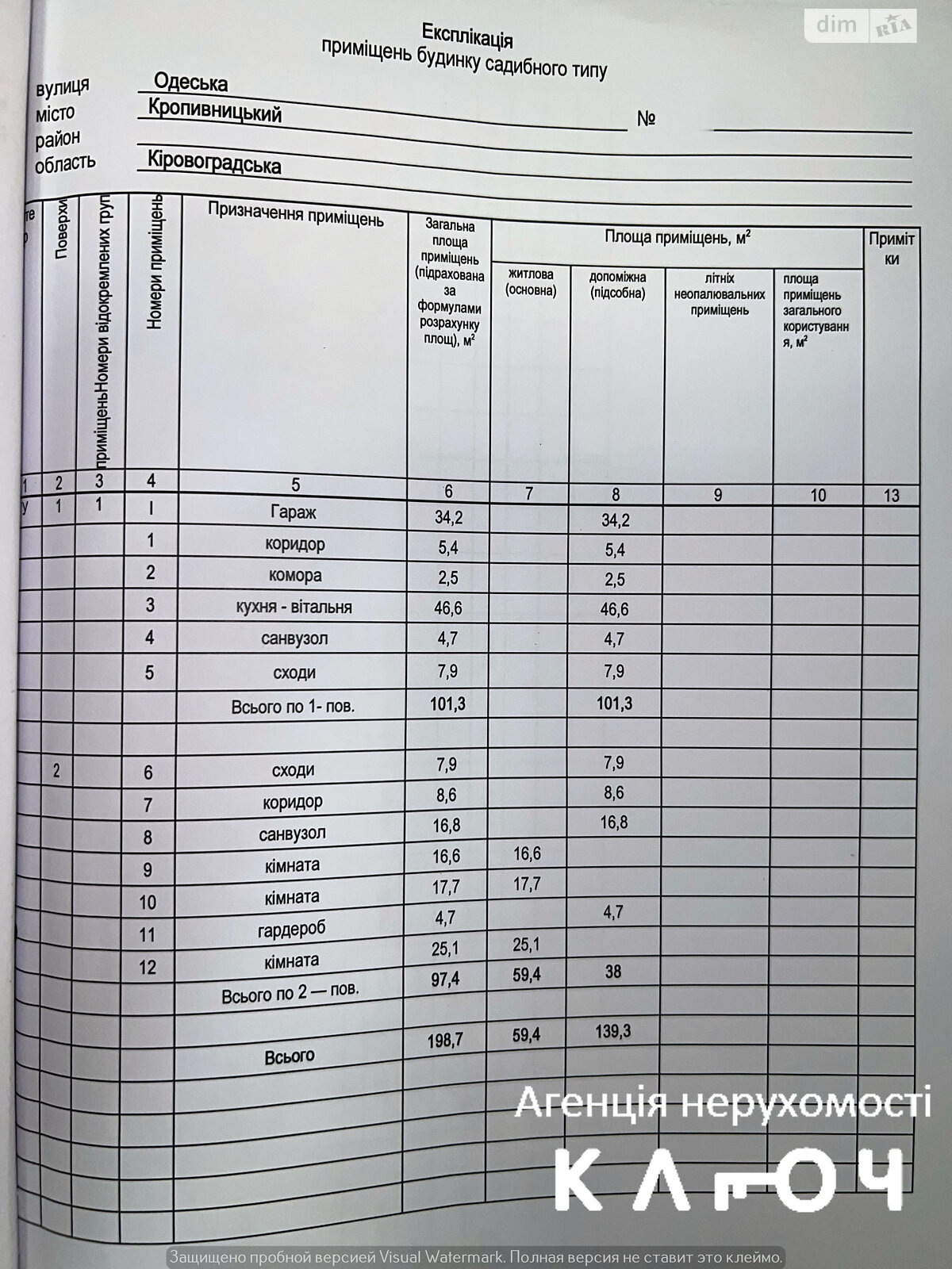 двоповерховий будинок з гаражем, 198.7 кв. м, газобетон. Продаж в Кропивницькому, район Центр фото 1 двоповерховий будинок з гаражем, 198.7 кв. м, газобетон. Продаж в Кропивницькому, район Центр фото 1