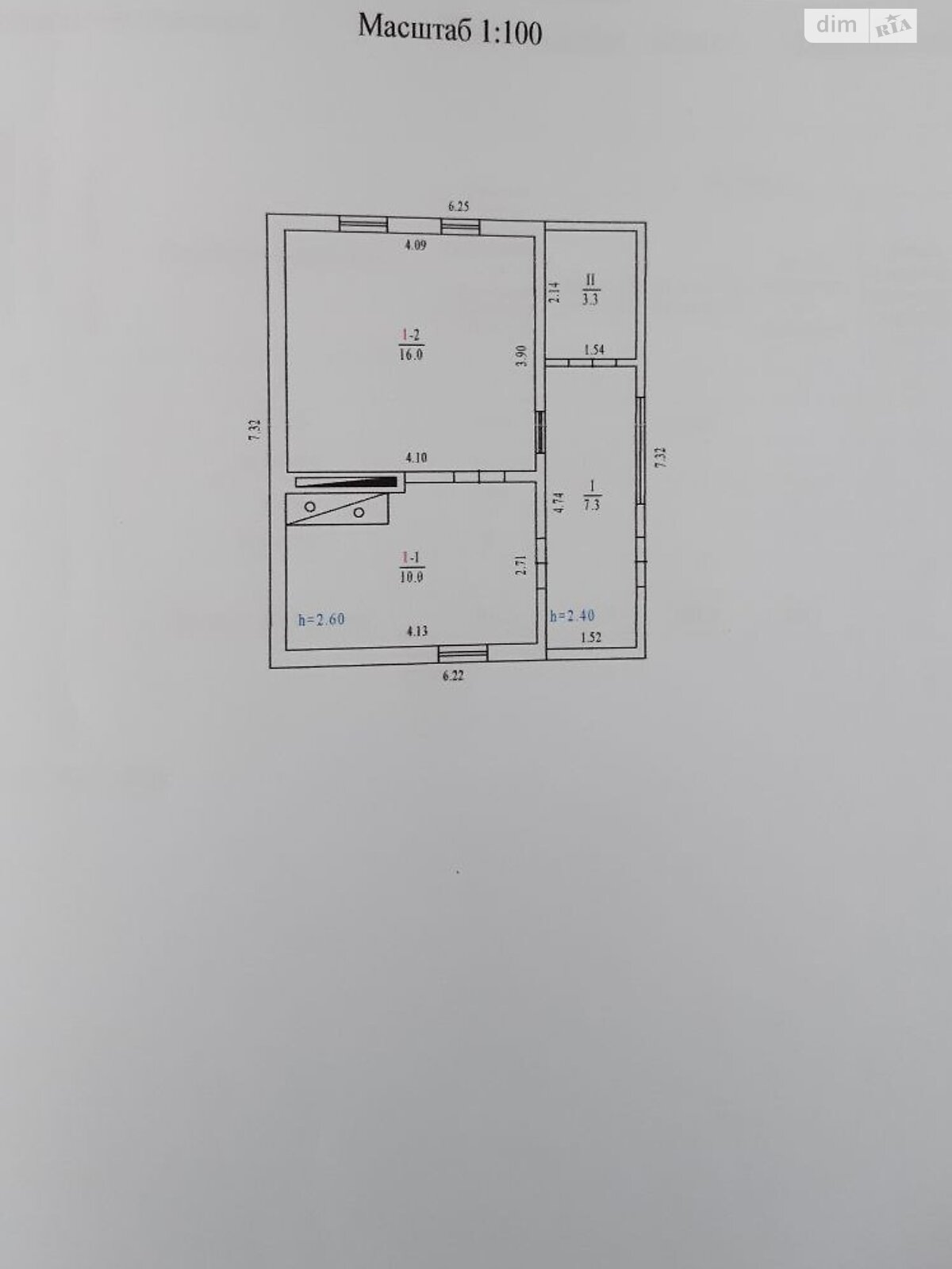 одноповерховий будинок з опаленням, 36.6 кв. м, дерево та цегла. Продаж у Сем’янівці фото 1 одноповерховий будинок з опаленням, 36.6 кв. м, дерево та цегла. Продаж у Сем’янівці фото 1