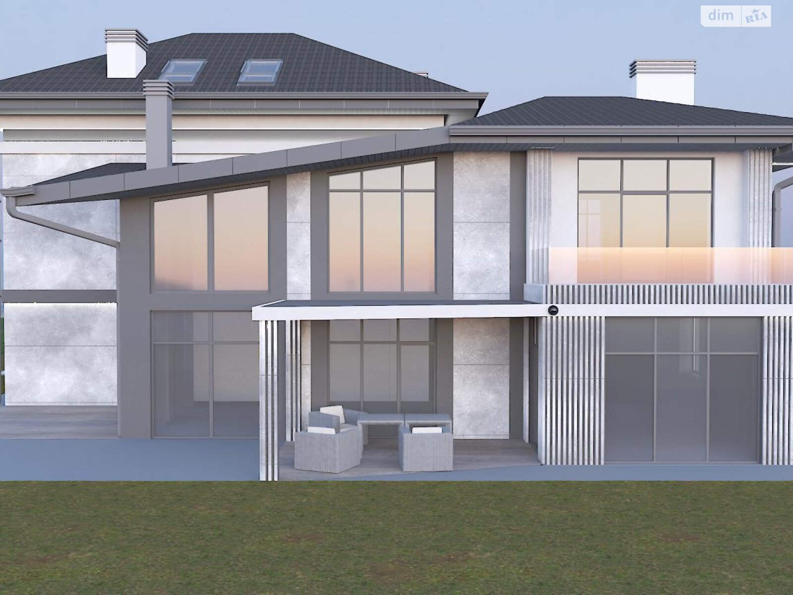 трехэтажный дом с гаражом, 450 кв. м, кирпич. Продажа в Круглику фото 1