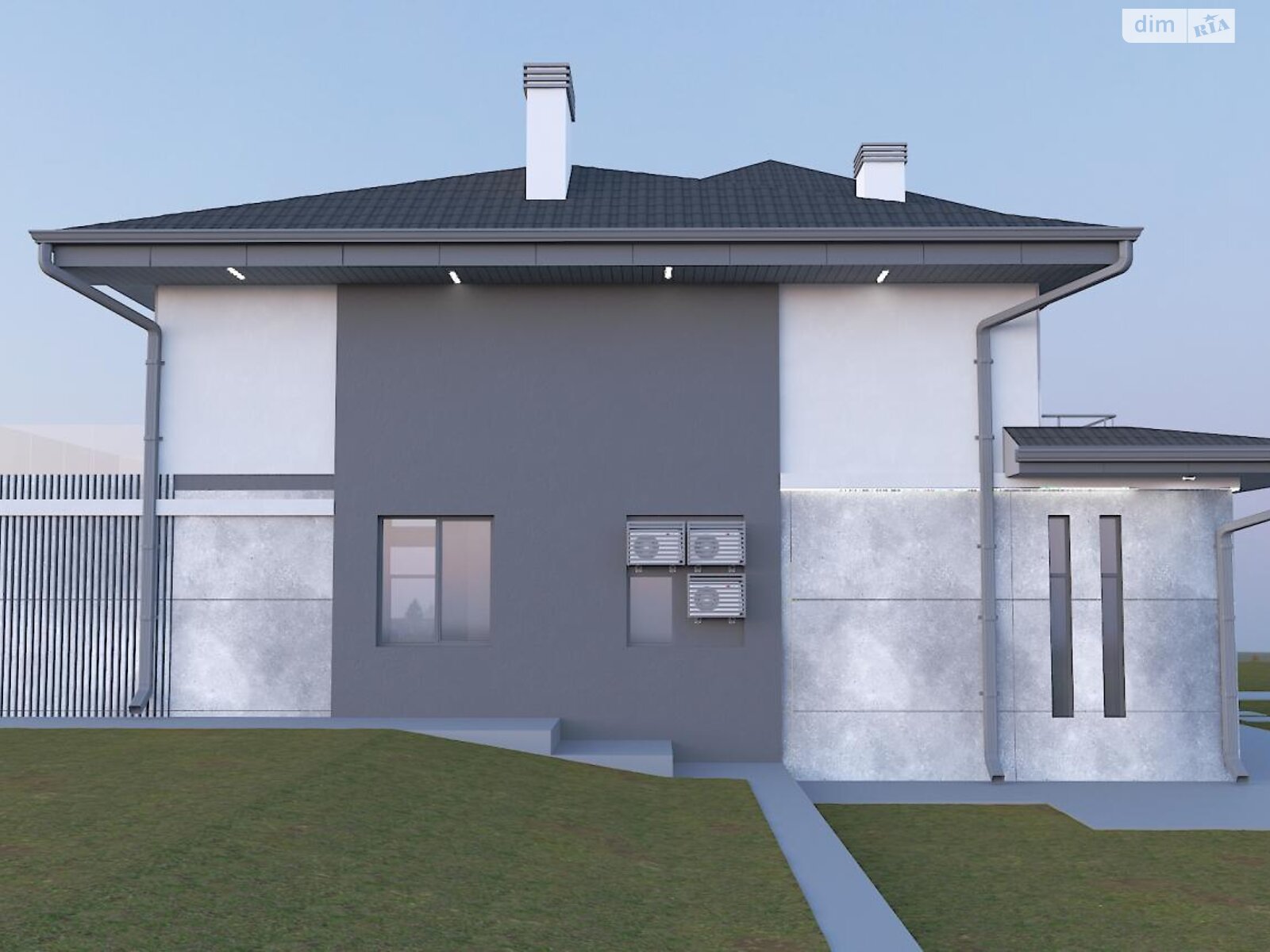 трехэтажный дом с гаражом, 450 кв. м, кирпич. Продажа в Круглику фото 1