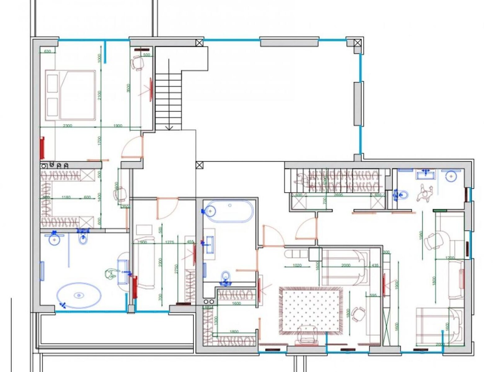 трехэтажный дом с гаражом, 450 кв. м, кирпич. Продажа в Круглику фото 1