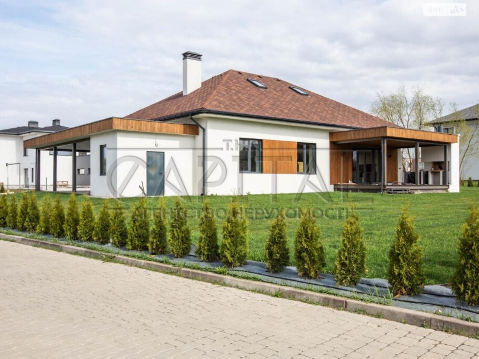 одноповерховий будинок веранда, 240 кв. м, цегла. Продаж у Крушинці фото 1