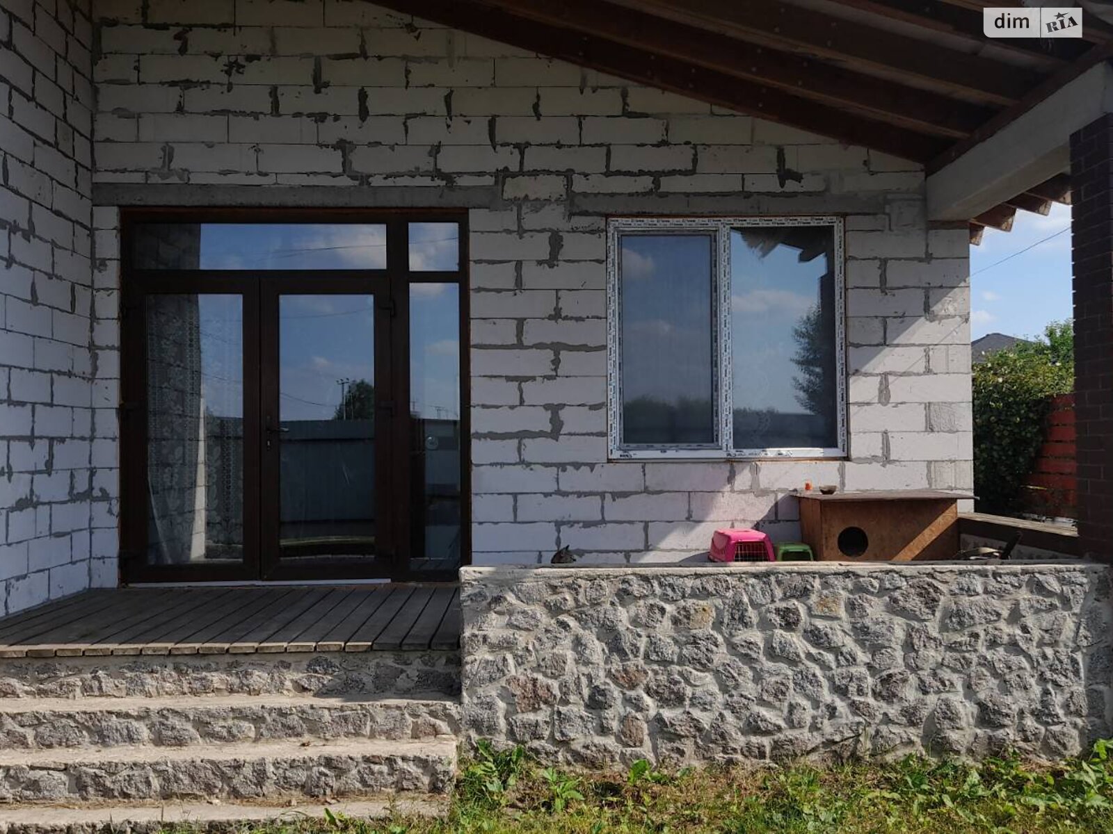 одноэтажный дом с гаражом, 128 кв. м, кирпич. Продажа в Крушинке фото 1 одноэтажный дом с гаражом, 128 кв. м, кирпич. Продажа в Крушинке фото 1