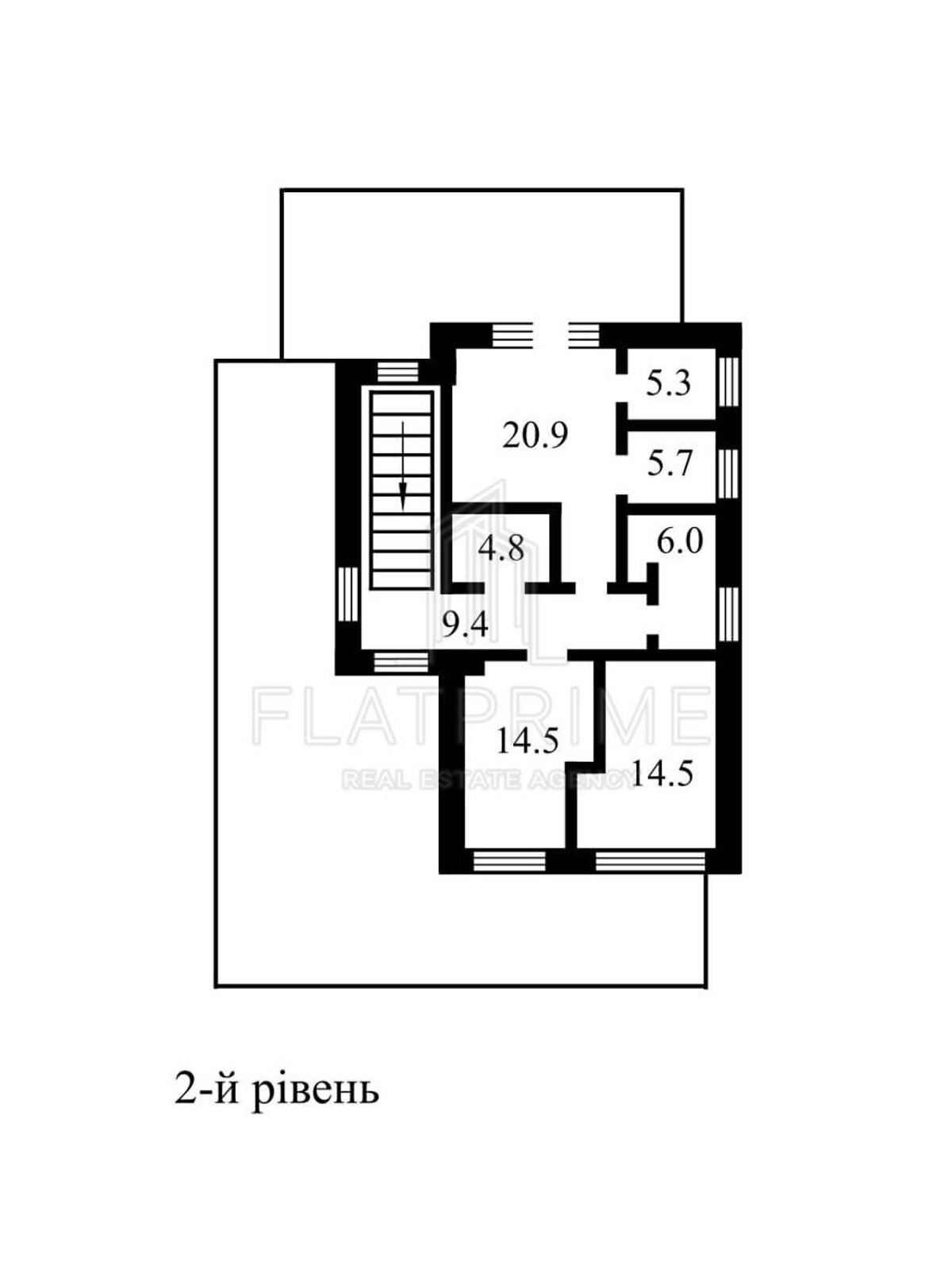 двухэтажный дом с отоплением, 178 кв. м, кирпич. Продажа в Крушинке фото 1