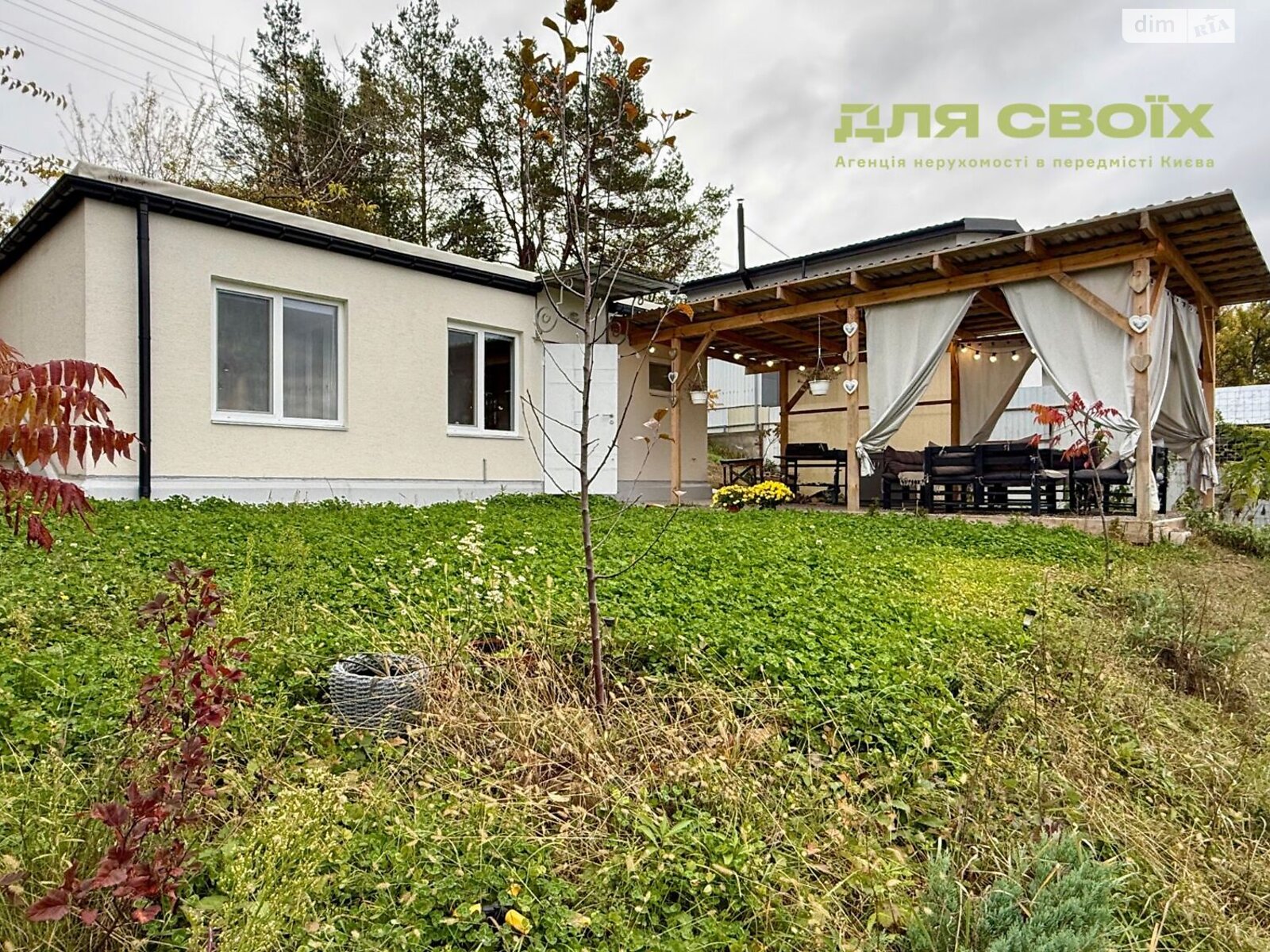 одноэтажный дом беседка, 55 кв. м, кирпич. Продажа в Крушинке фото 1 одноэтажный дом беседка, 55 кв. м, кирпич. Продажа в Крушинке фото 1