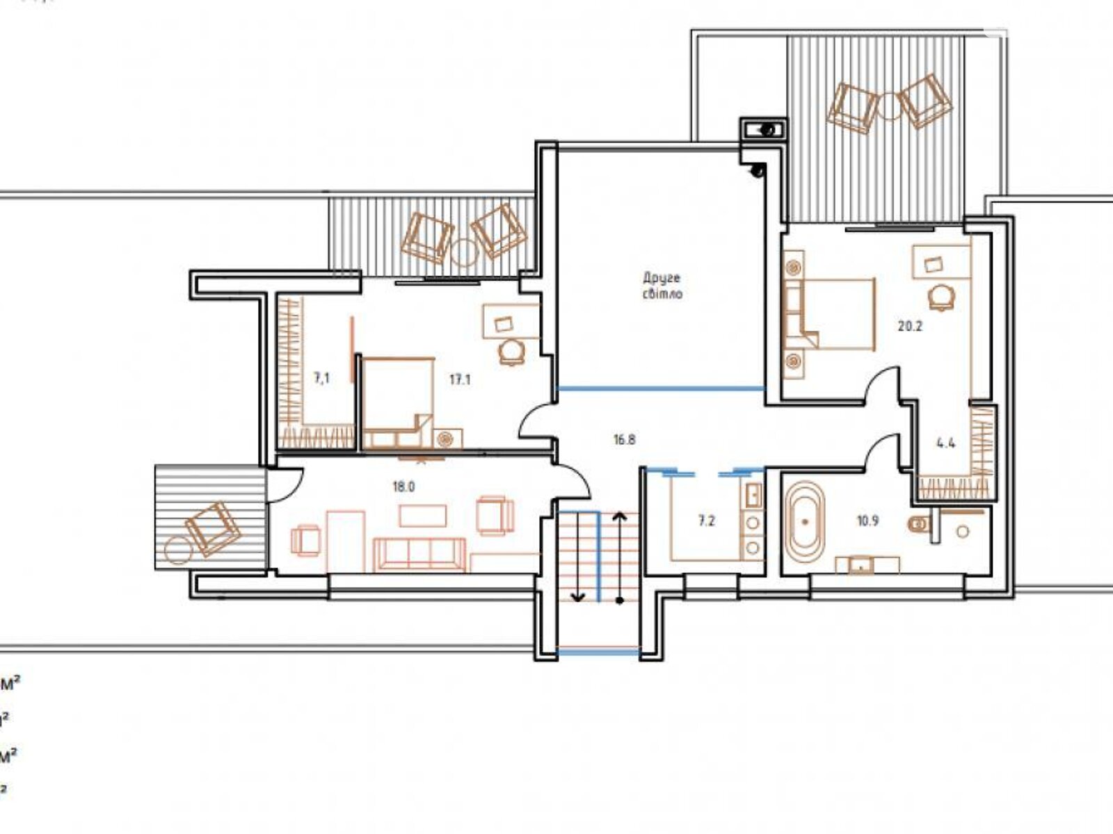 двоповерховий будинок з гаражем, 280 кв. м, кирпич. Продаж у Крушинці фото 1 двоповерховий будинок з гаражем, 280 кв. м, кирпич. Продаж у Крушинці фото 1