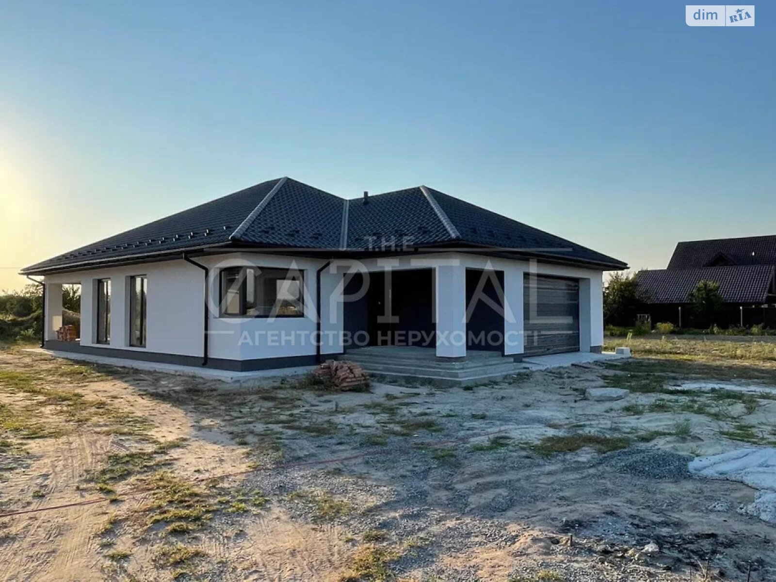 одноповерховий будинок з гаражем, 170 кв. м, цегла. Продаж у Крячках фото 1 одноповерховий будинок з гаражем, 170 кв. м, цегла. Продаж у Крячках фото 1