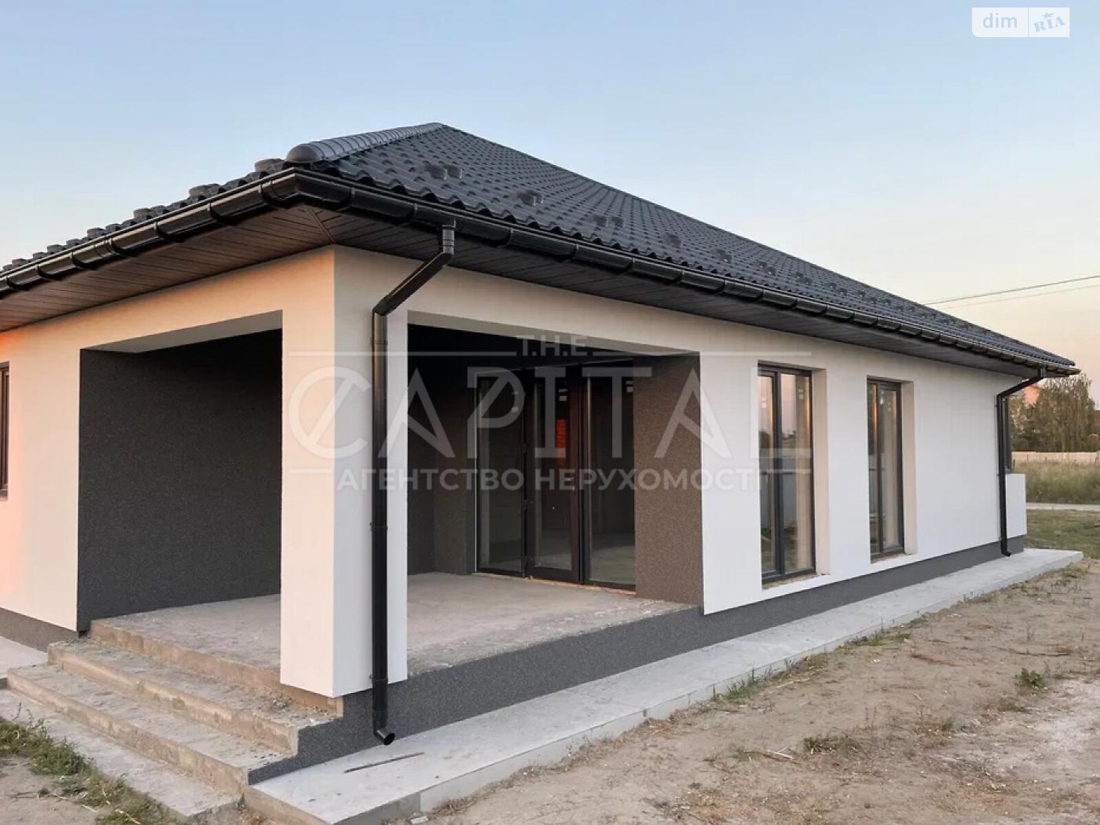 одноповерховий будинок з гаражем, 170 кв. м, цегла. Продаж у Крячках фото 1 одноповерховий будинок з гаражем, 170 кв. м, цегла. Продаж у Крячках фото 1
