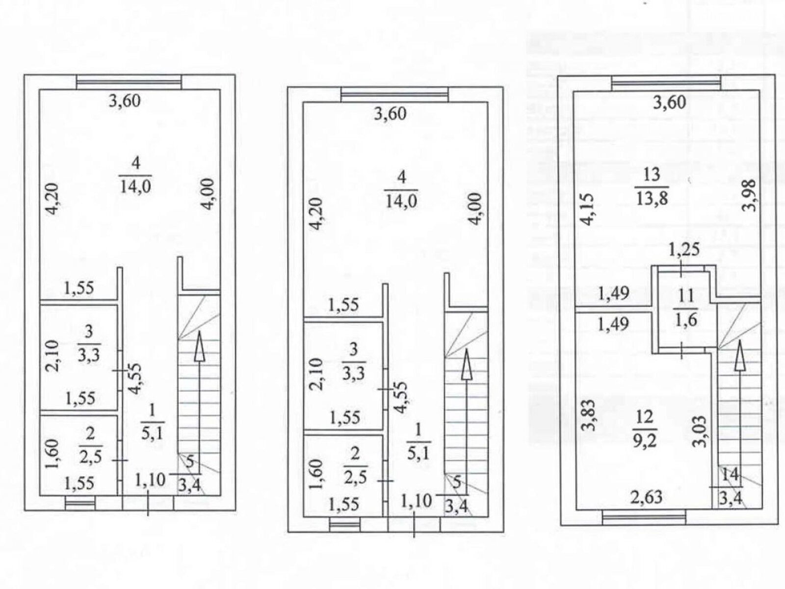 триповерховий будинок, 84.5 кв. м, кирпич. Продаж у Крюківщині фото 1