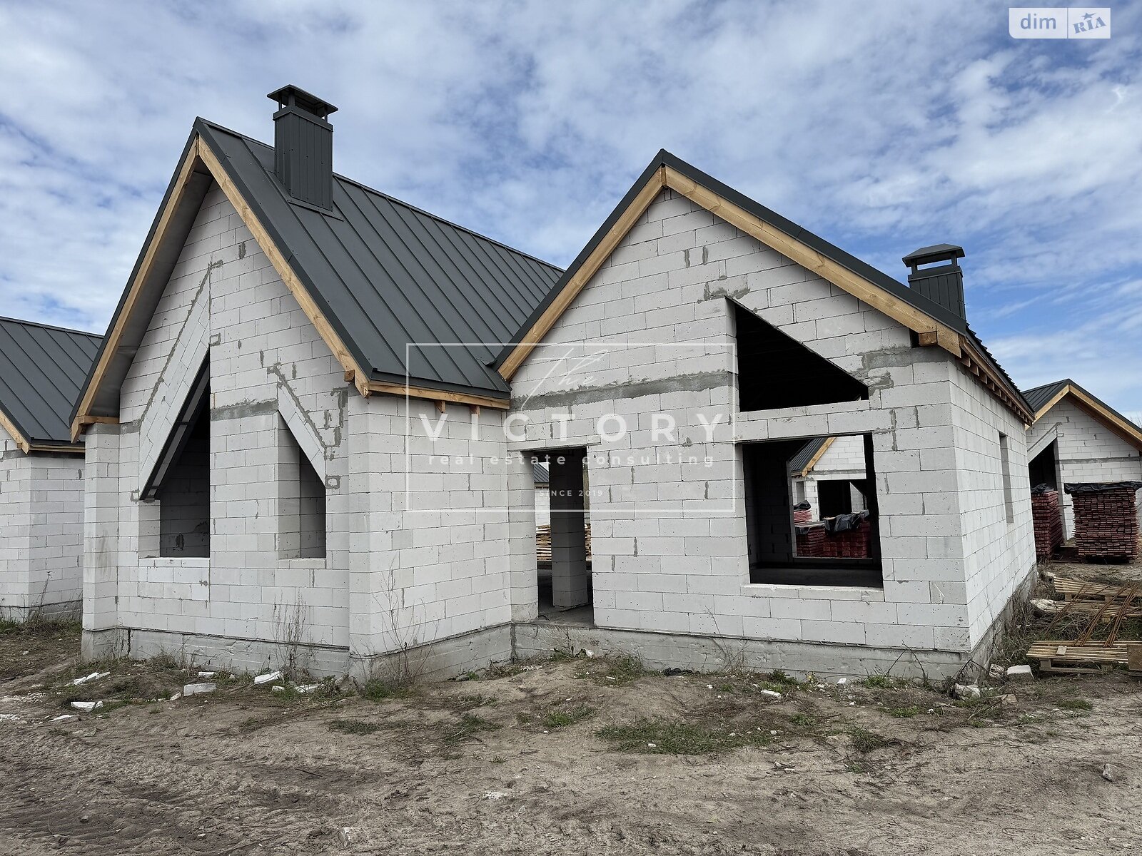 одноповерховий будинок, 91 кв. м, газобетон. Продаж у Крюківщині фото 1 одноповерховий будинок, 91 кв. м, газобетон. Продаж у Крюківщині фото 1