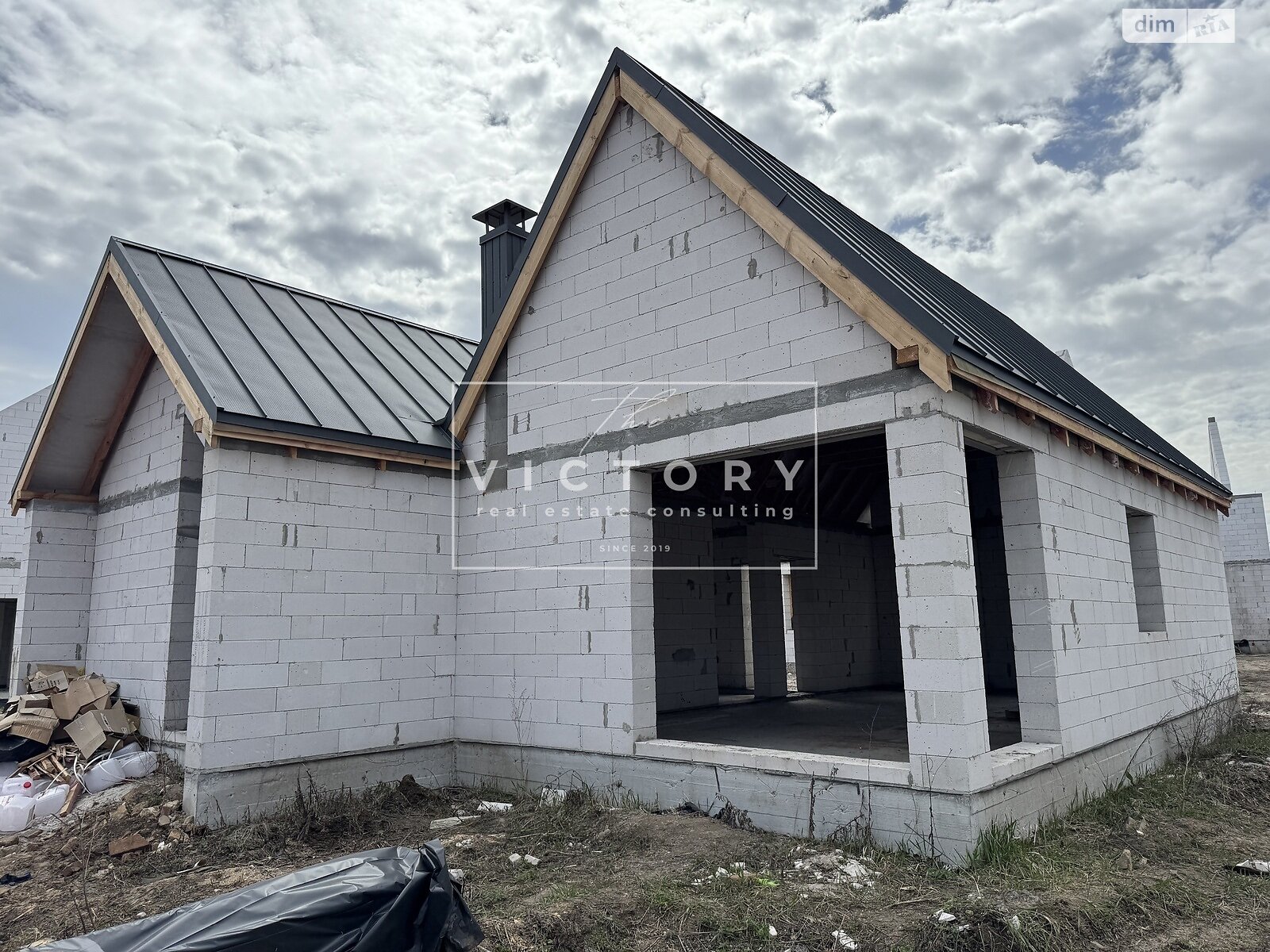 одноповерховий будинок, 91 кв. м, газобетон. Продаж у Крюківщині фото 1 одноповерховий будинок, 91 кв. м, газобетон. Продаж у Крюківщині фото 1