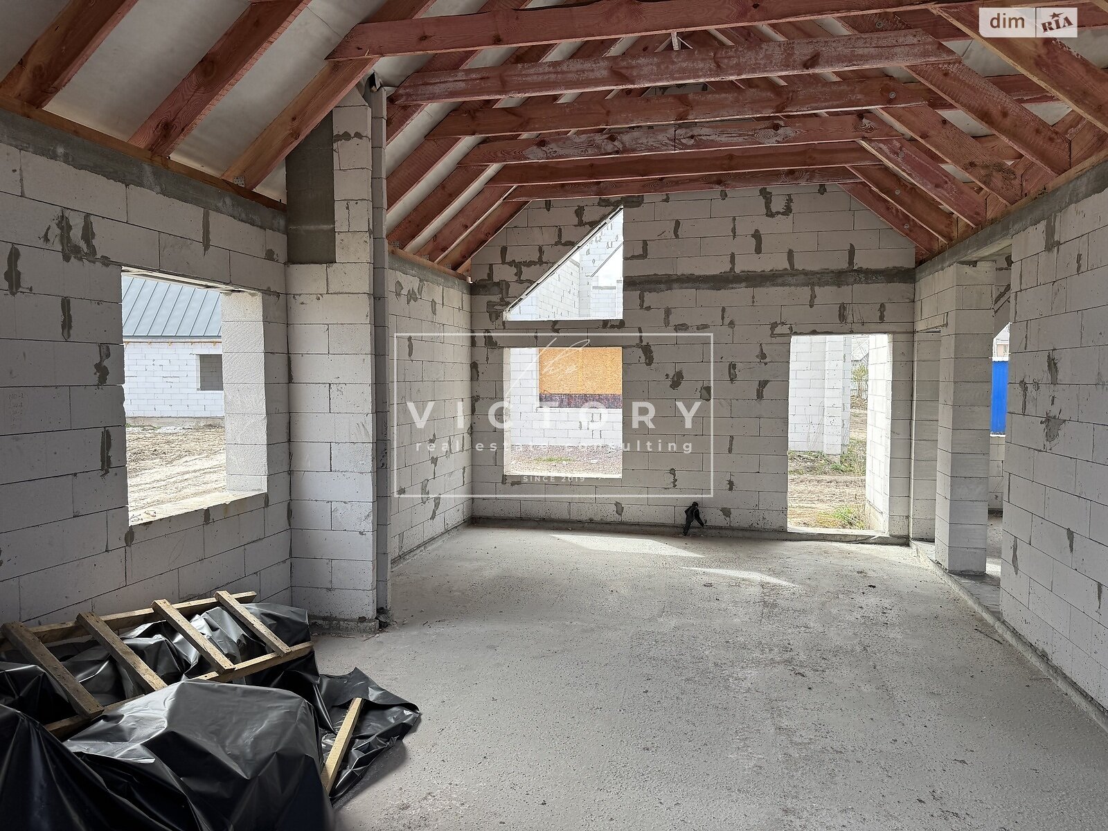 одноповерховий будинок, 91 кв. м, газобетон. Продаж у Крюківщині фото 1 одноповерховий будинок, 91 кв. м, газобетон. Продаж у Крюківщині фото 1