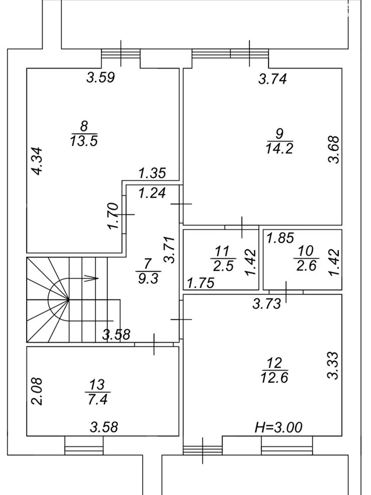 двухэтажный дом, 126 кв. м, газобетон. Продажа в Крюковщине фото 1