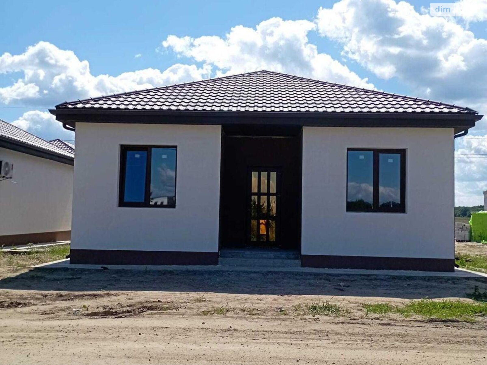 одноэтажный дом, 122 кв. м, газобетон. Продажа в Крюковщине фото 1