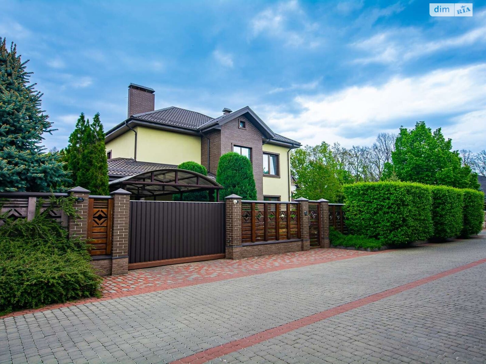 двоповерховий будинок бесідка, 257 кв. м, цегла. Продаж у Крюківщині фото 1