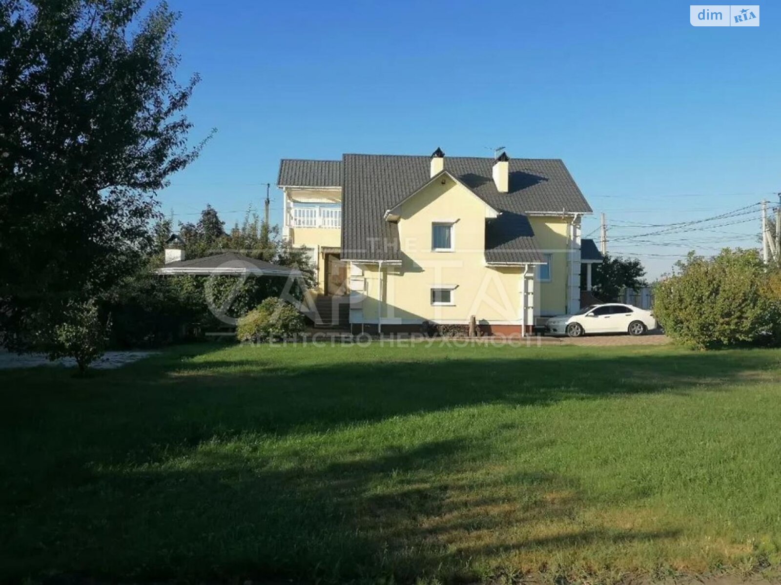 триповерховий будинок з верандою, 280 кв. м, цегла. Продаж у Крюківщині фото 1