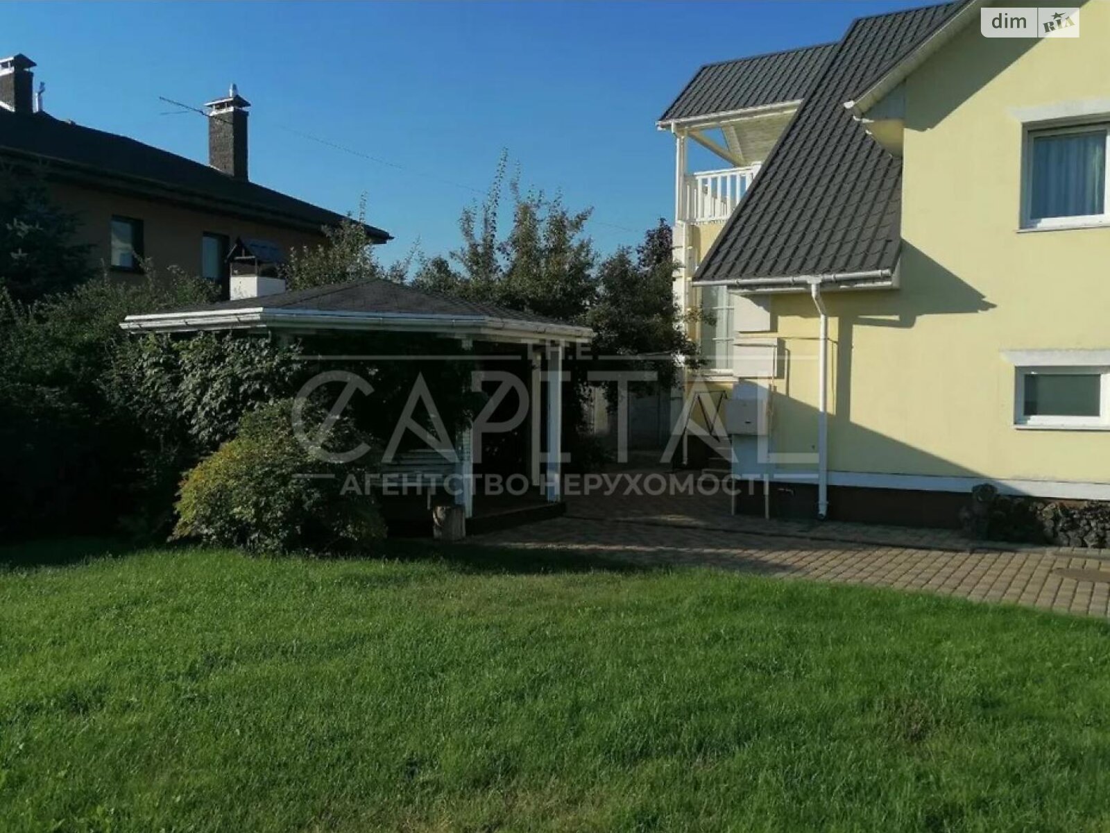 триповерховий будинок з верандою, 280 кв. м, цегла. Продаж у Крюківщині фото 1