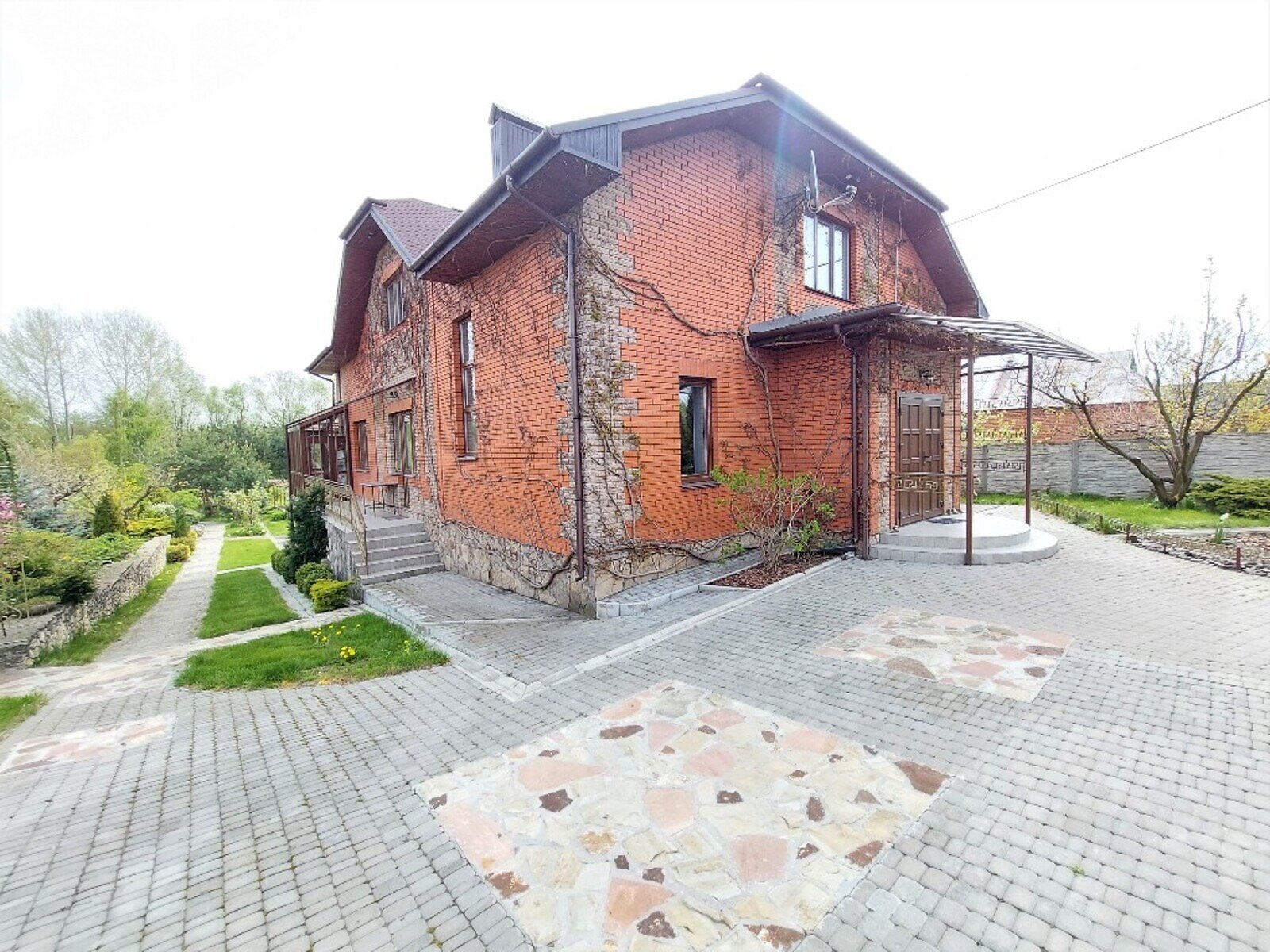 двоповерховий будинок з гаражем, 297 кв. м, цегла. Продаж у Ксаверівці фото 1